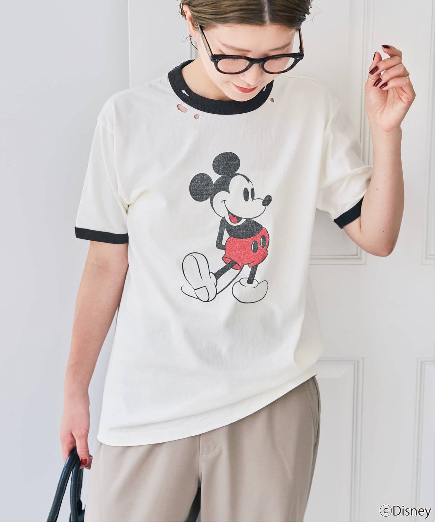別注》GOOD ROCK SPEED / ダメージ / ミッキー / リンガーT（Tシャツ