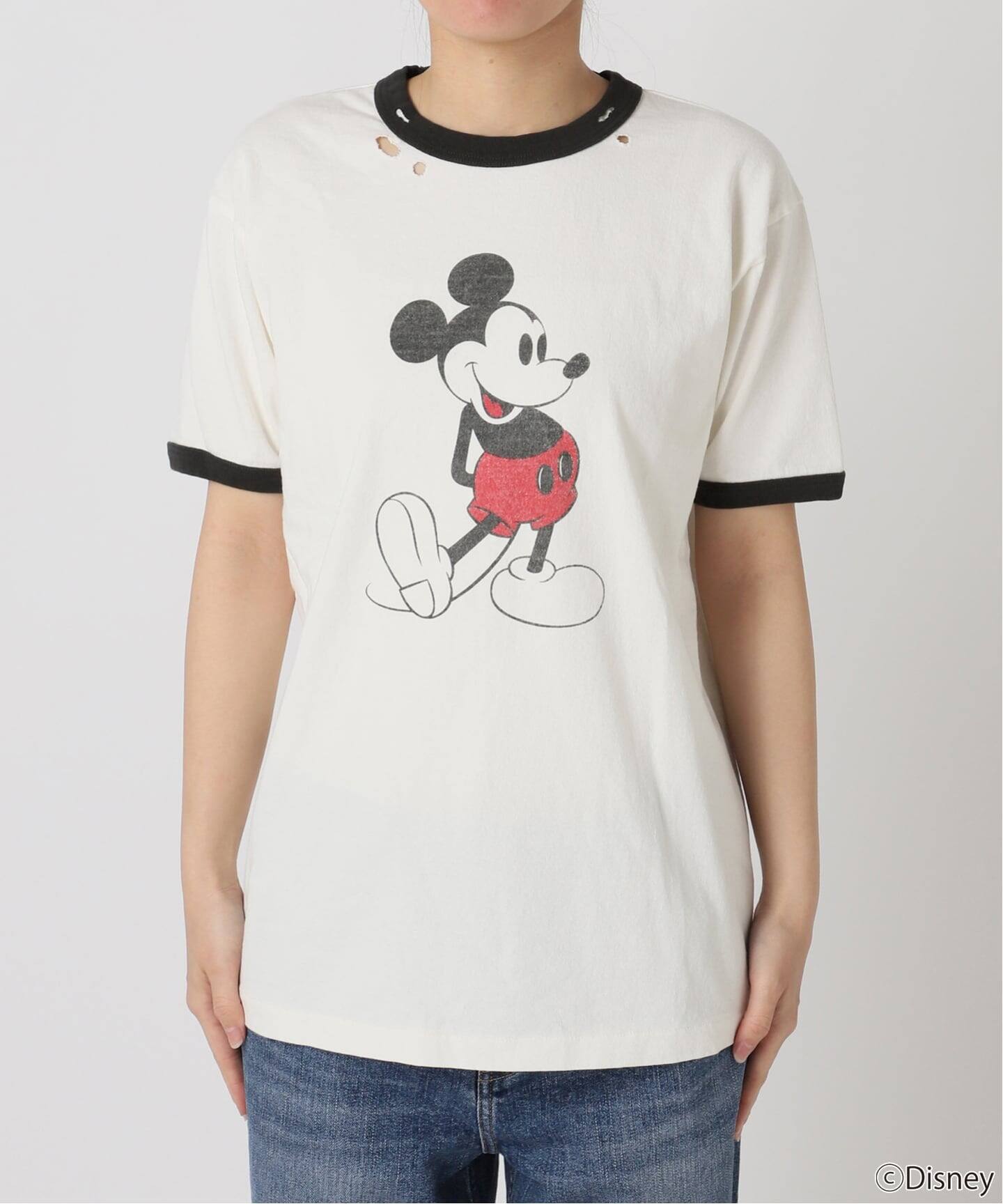 別注》GOOD ROCK SPEED / ダメージ / ミッキー / リンガーT（Tシャツ