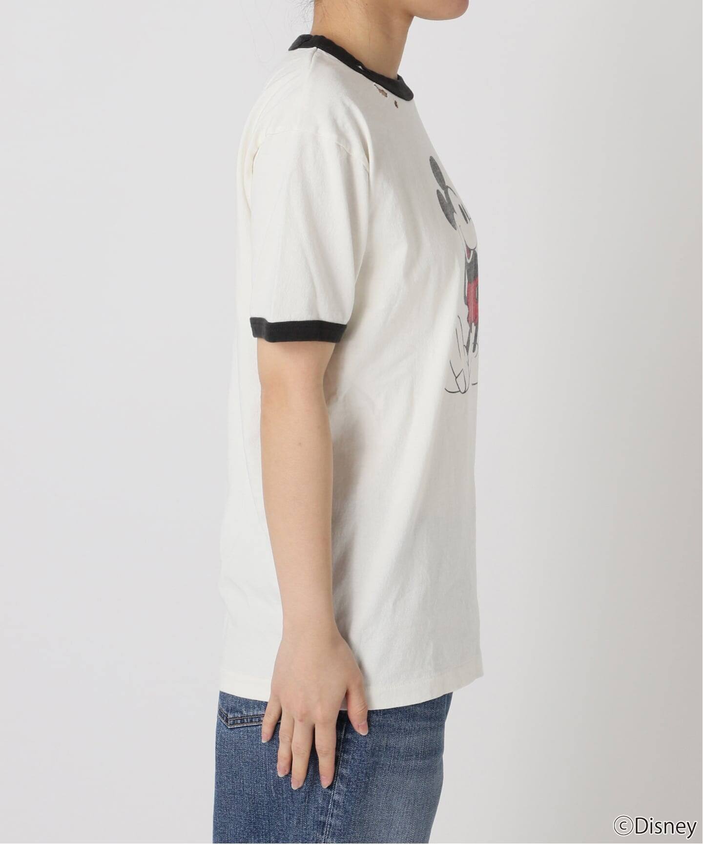別注》GOOD ROCK SPEED / ダメージ / ミッキー / リンガーT（Tシャツ