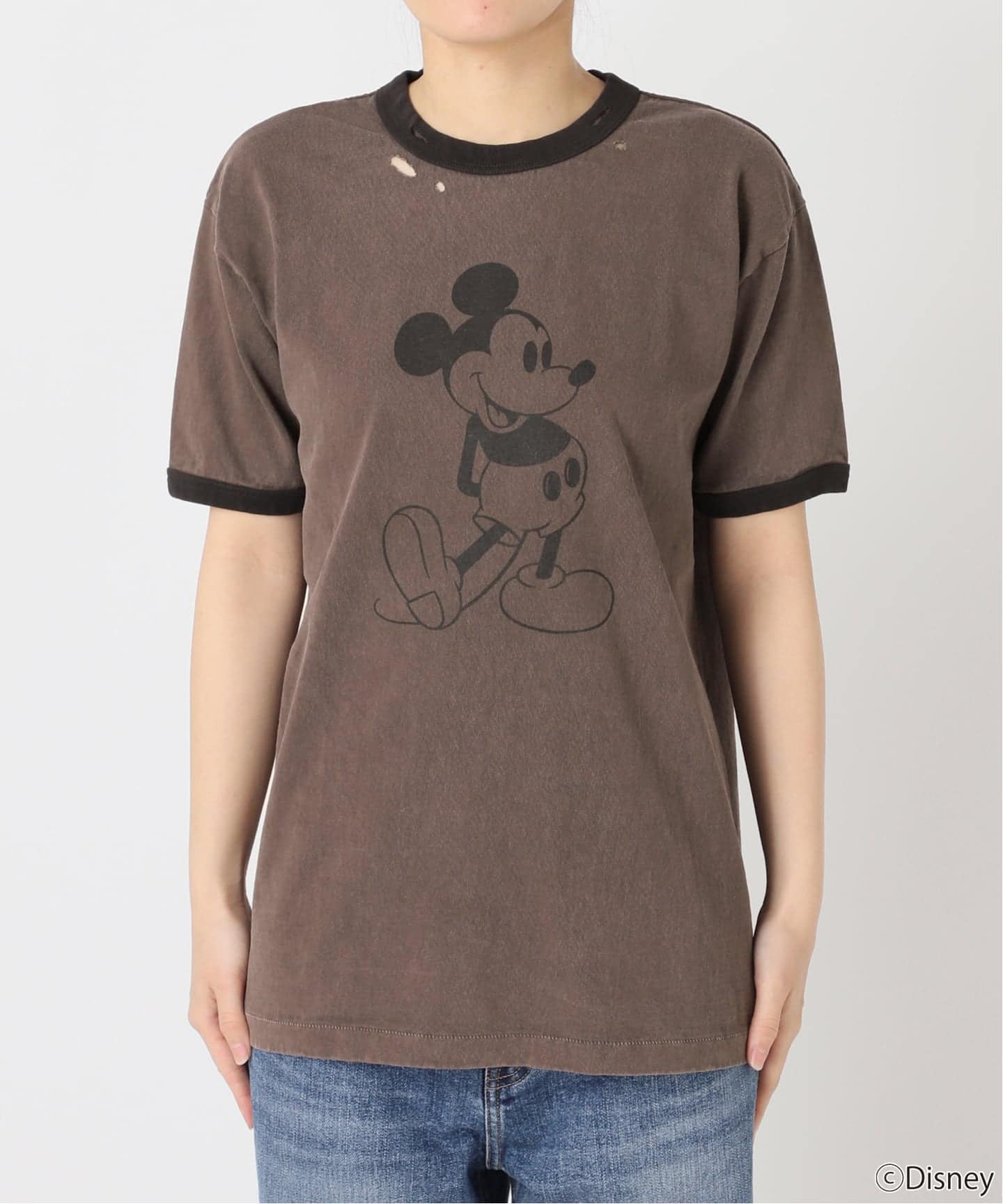 別注》GOOD ROCK SPEED / ダメージ / ミッキー / リンガーT（Tシャツ