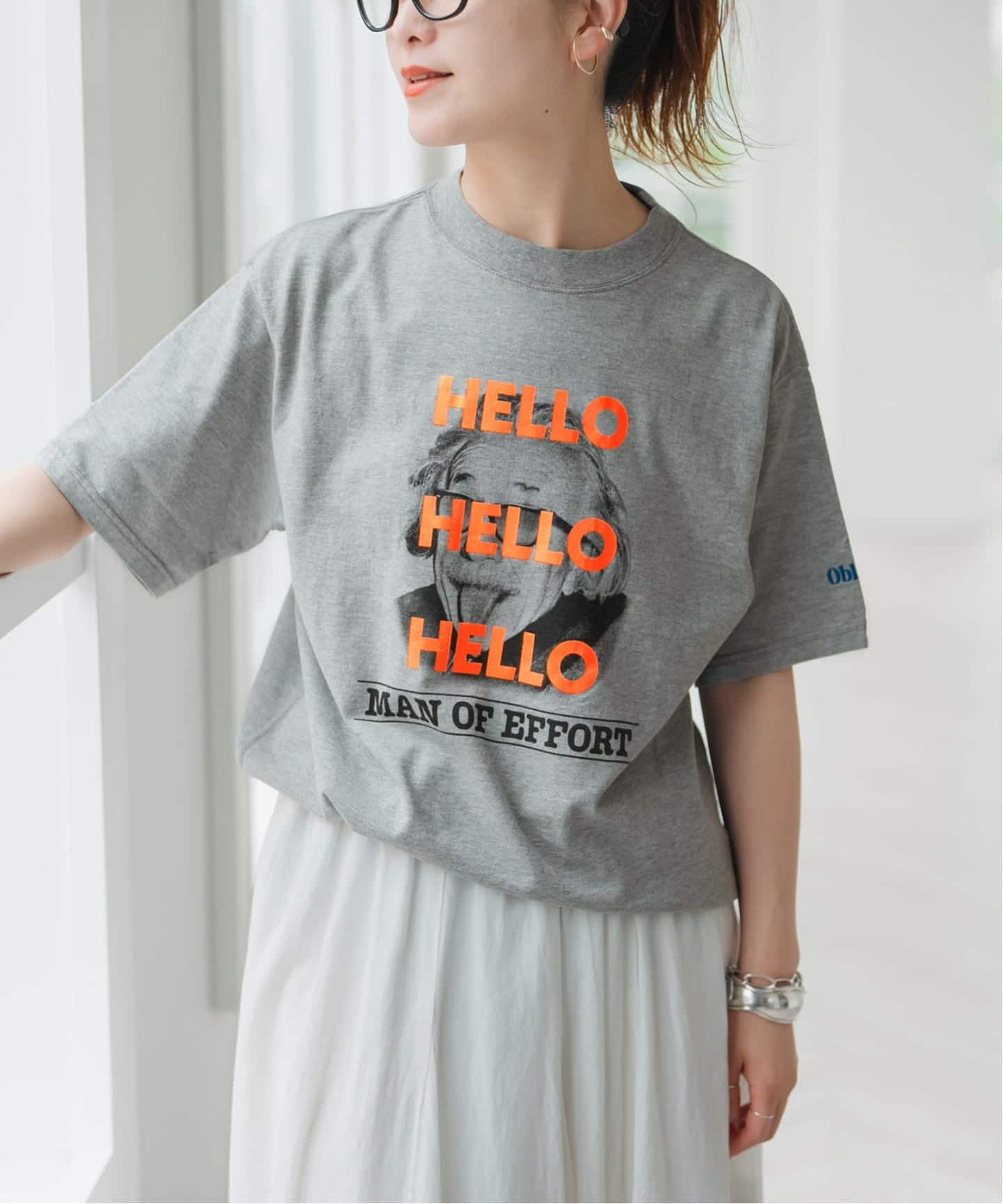 WEB限定 / 追加4予約》oblada / オブラダ 別注HELLO TEE TSH（Tシャツ