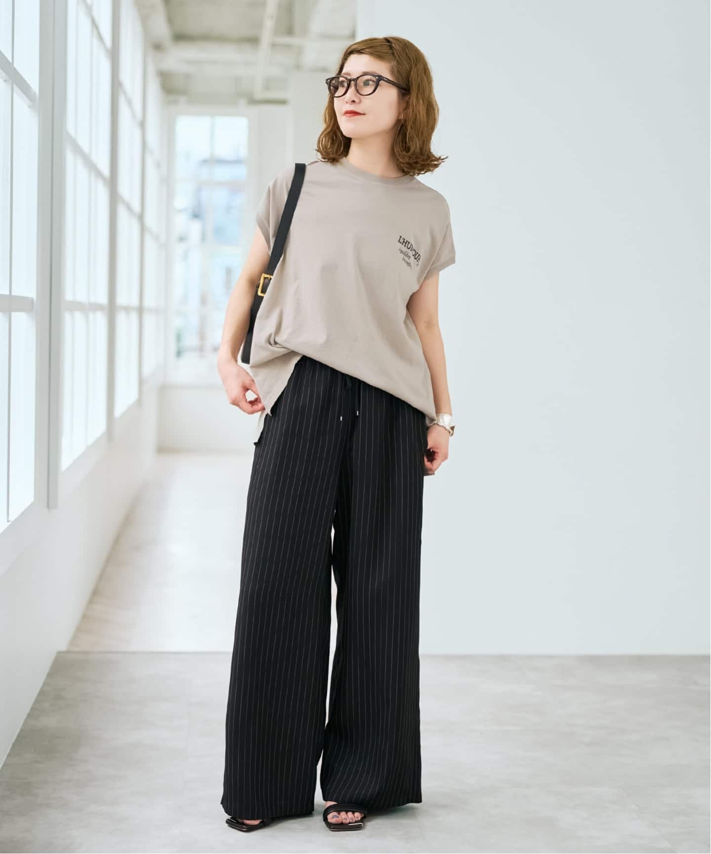 追加予約》upper hights/アッパーハイツ 別注BIG NO SLEEVE TEE*（T