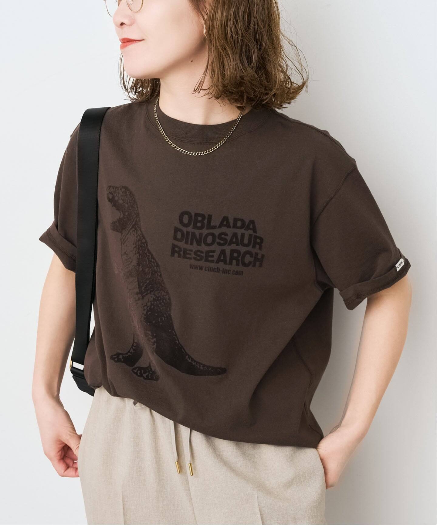 Spick and Span別注 oblada DINOSAUR Tシャツ WEB限定/ 追加2予約》Oblada 別注 DINOSAUR TEE（Tシャツ／カットソー