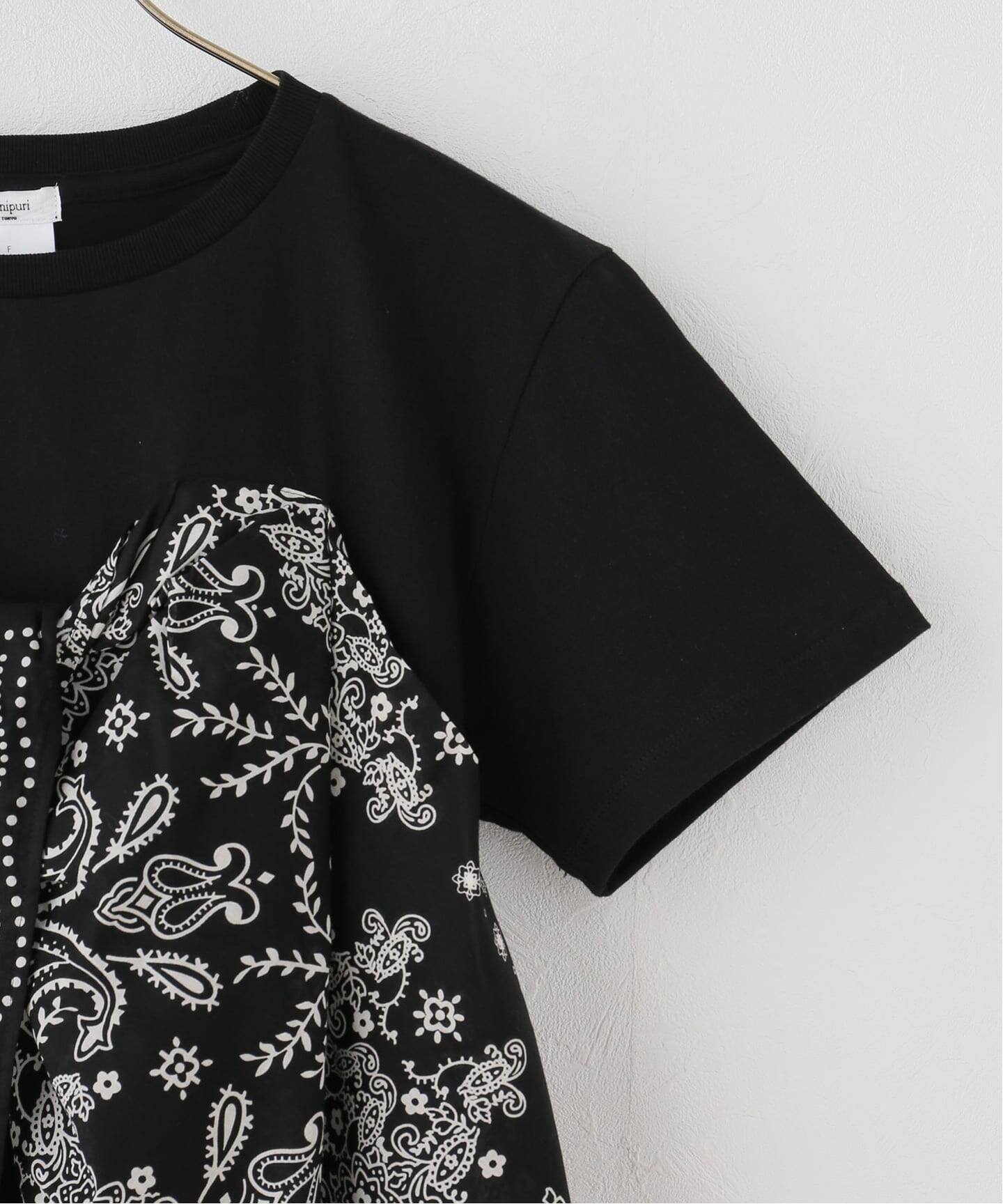 追加予約》manipuri / マニプリ Tシャツビスチェ（Tシャツ／カットソー