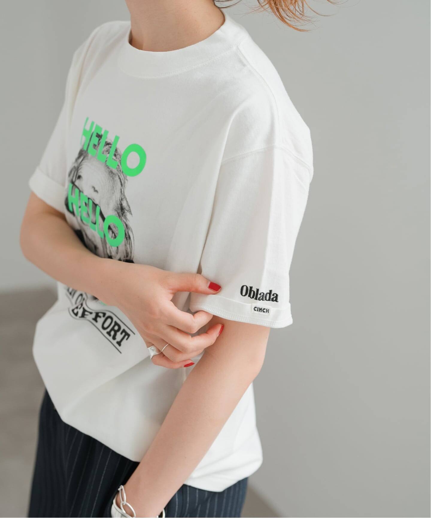 【spiak&span】oblada/オブラダ別注Tシャツ ≪一部店舗+WEB限定≫OBLADA / オブラダ ELECTRIC TEE（Tシャツ