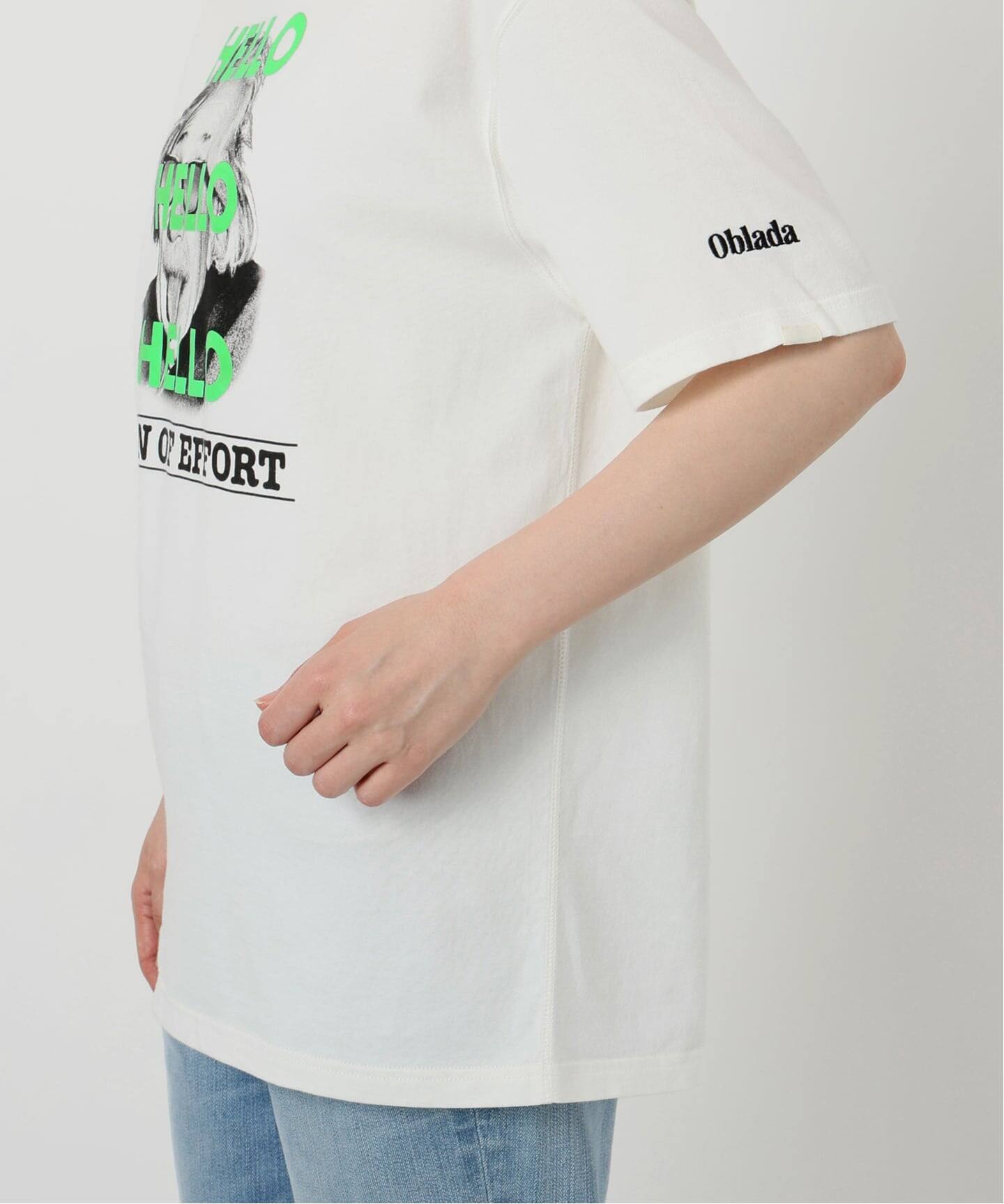 【spiak&span】oblada/オブラダ別注Tシャツ ≪一部店舗+WEB限定≫OBLADA / オブラダ ELECTRIC TEE（Tシャツ
