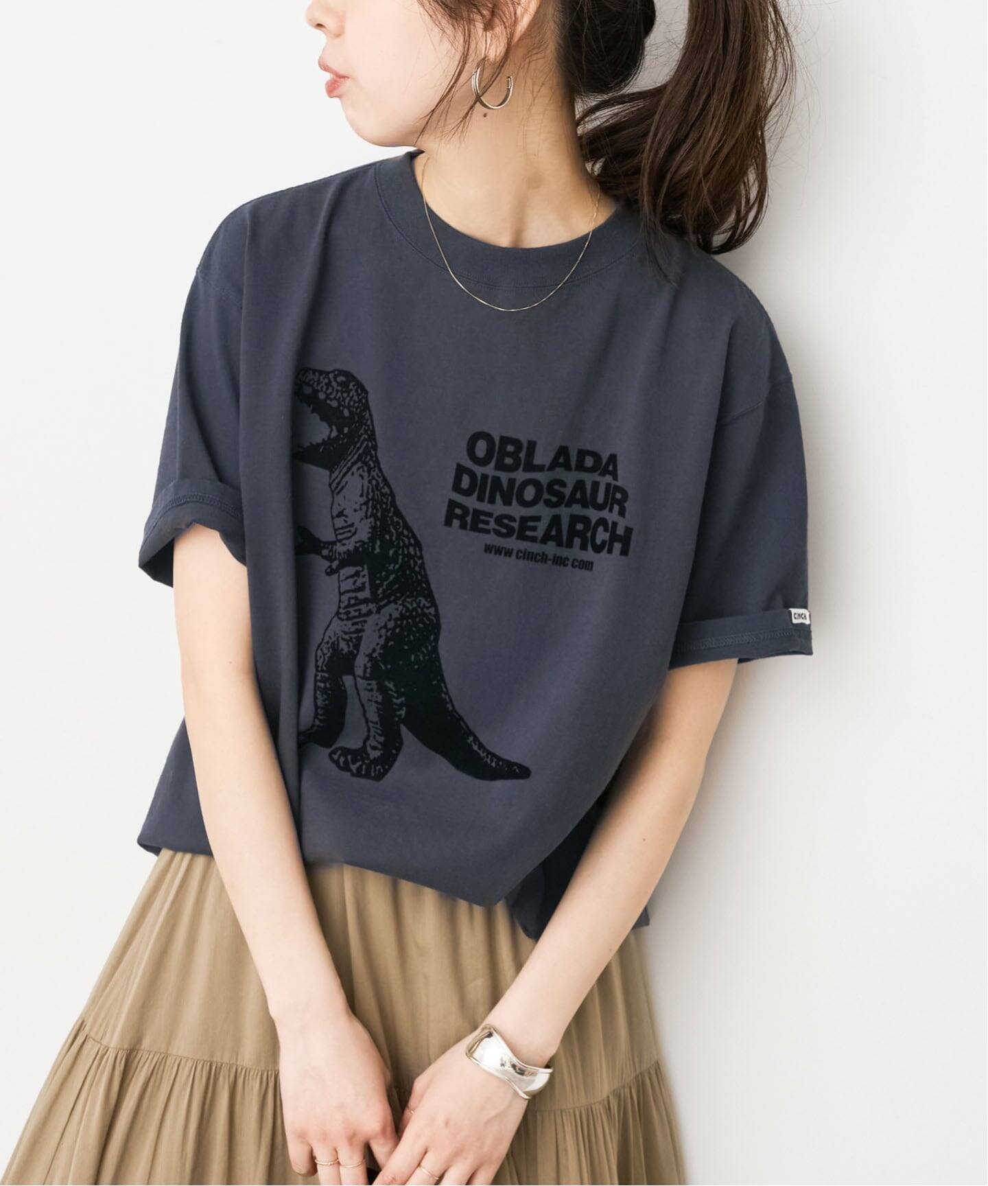 別注 / 追加予約》Oblada DINOSAUR TEE（Tシャツ／カットソー）｜Spick