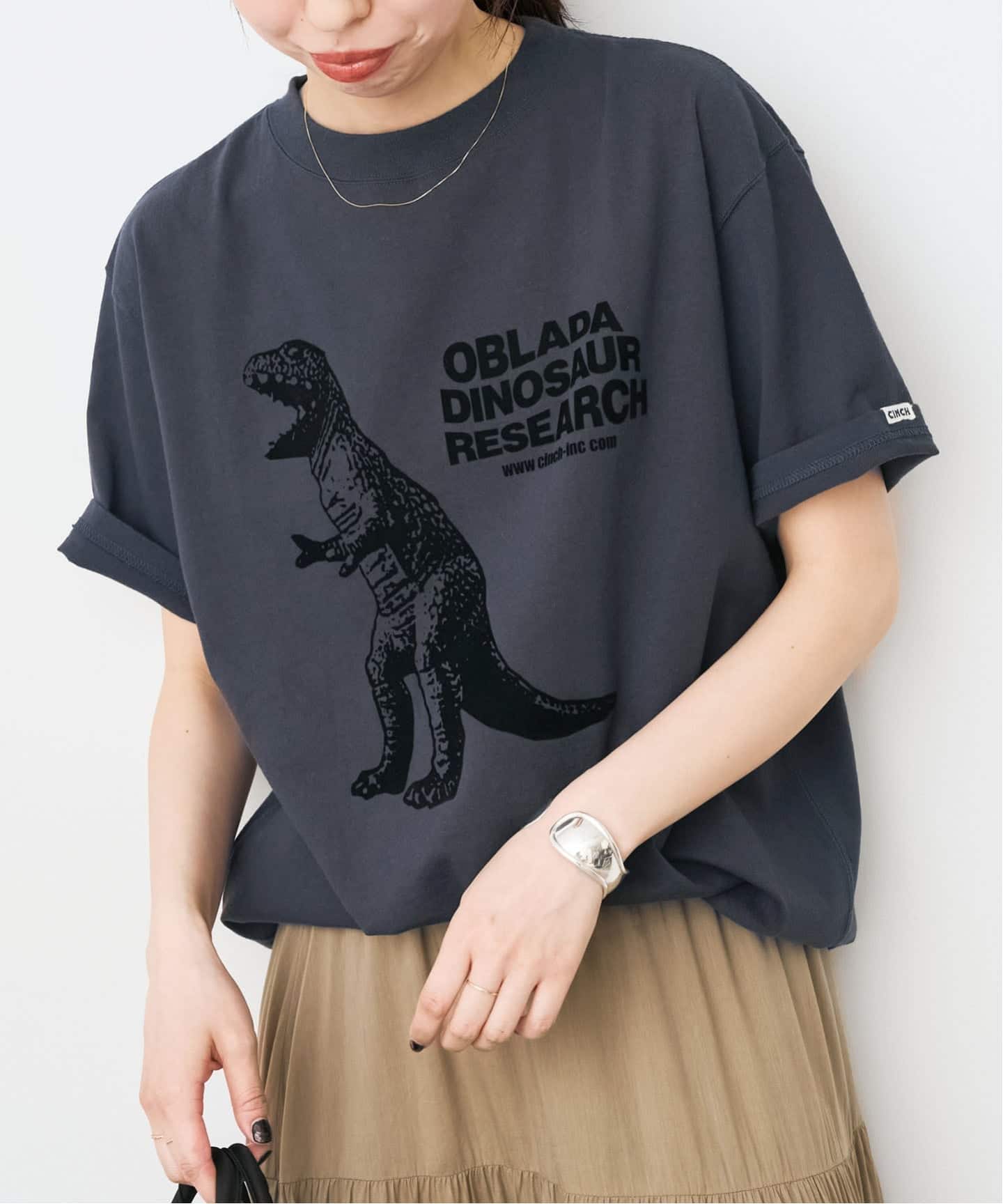 別注 / 追加予約》Oblada DINOSAUR TEE（Tシャツ／カットソー）｜Spick