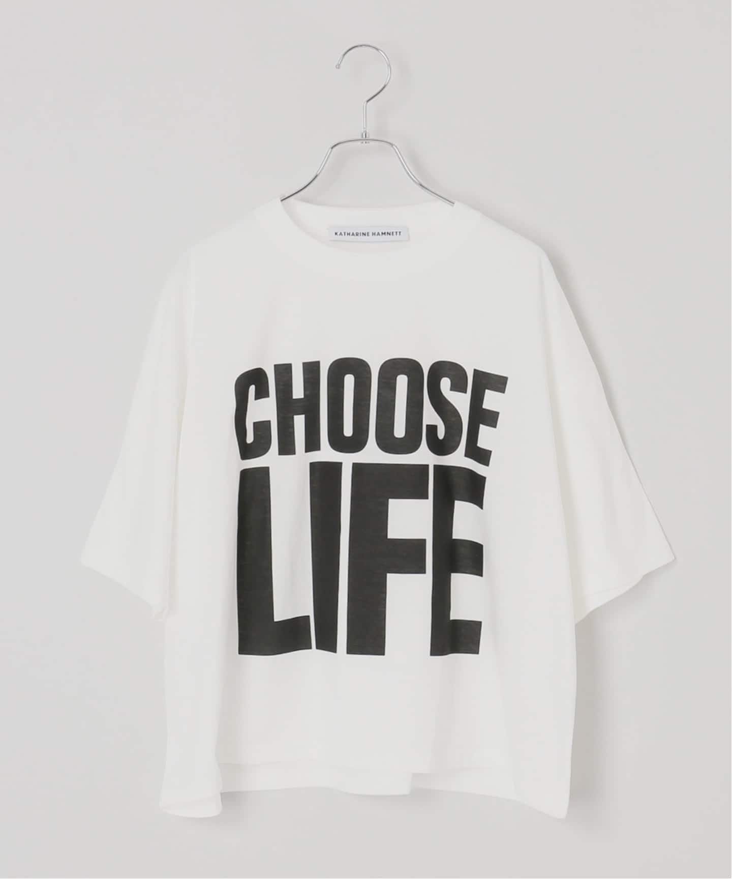 別注 / 追加》KATHARINE HAMNETT / キャサリンハムネット SLOGAN TEE