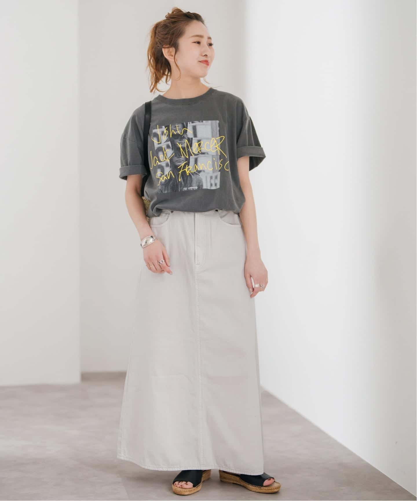 Spick & Spanジェイジェイマーサー ホワイト Tシャツ フリーサイズ 別注 / 追加予約》J.J.Mercer / ジェイジェイマーサー Tシャツ（T