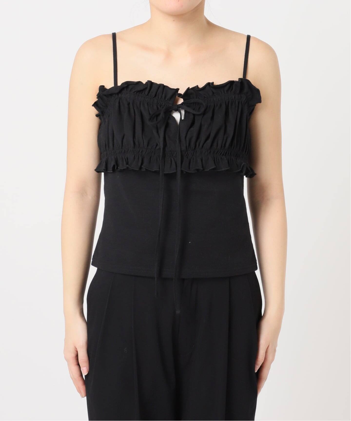 ギャザーキャミソール（キャミソール）｜U by SPICK&SPAN（ユーバイス