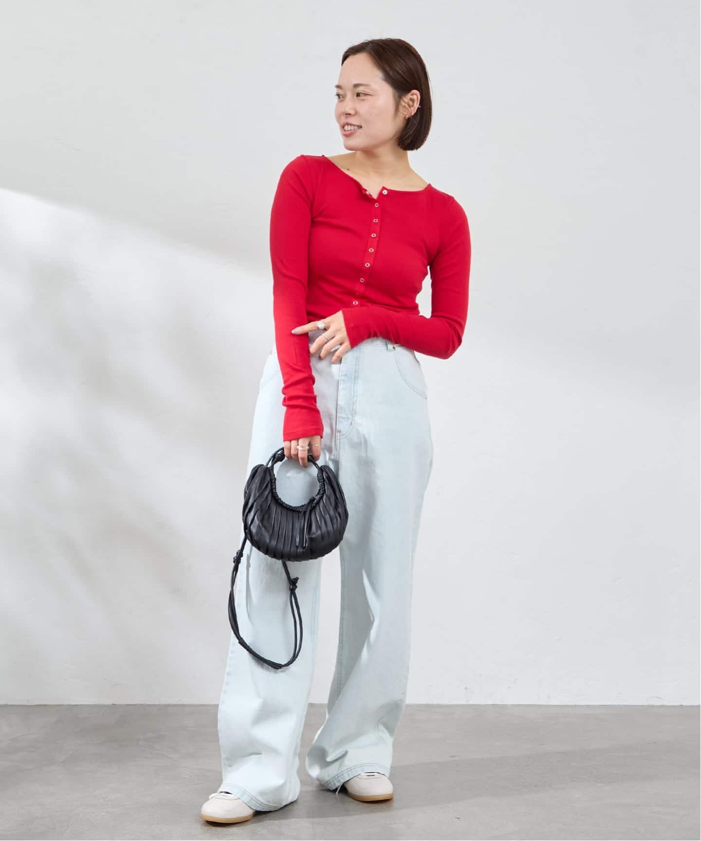 U by SPICK&amp;SPAN シフォンテレコカットトップス シフォンテレコカットトップス（Tシャツ/カットソー）｜U by
