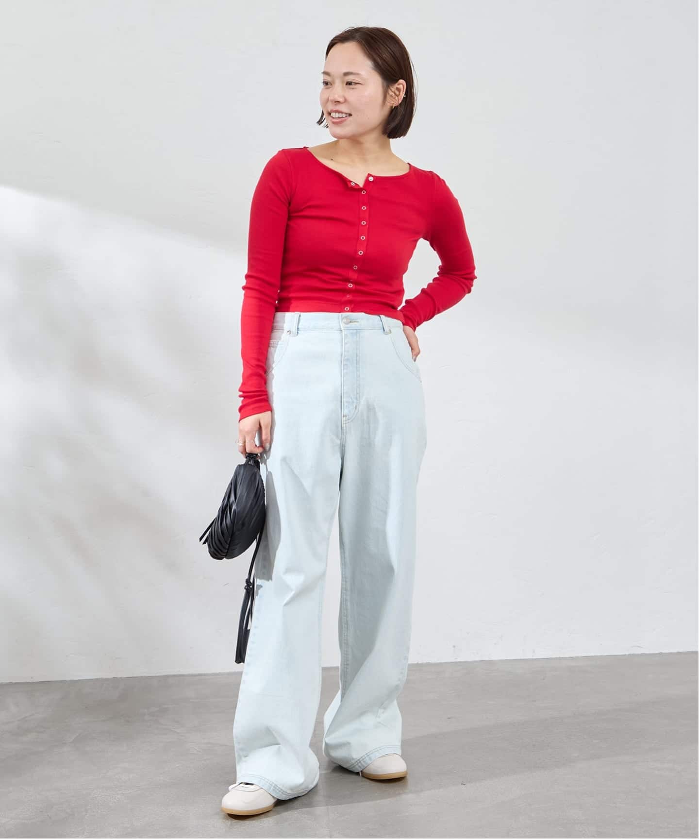 U by SPICK&amp;SPAN シフォンテレコカットトップス シフォンテレコカットトップス（Tシャツ/カットソー）｜U by