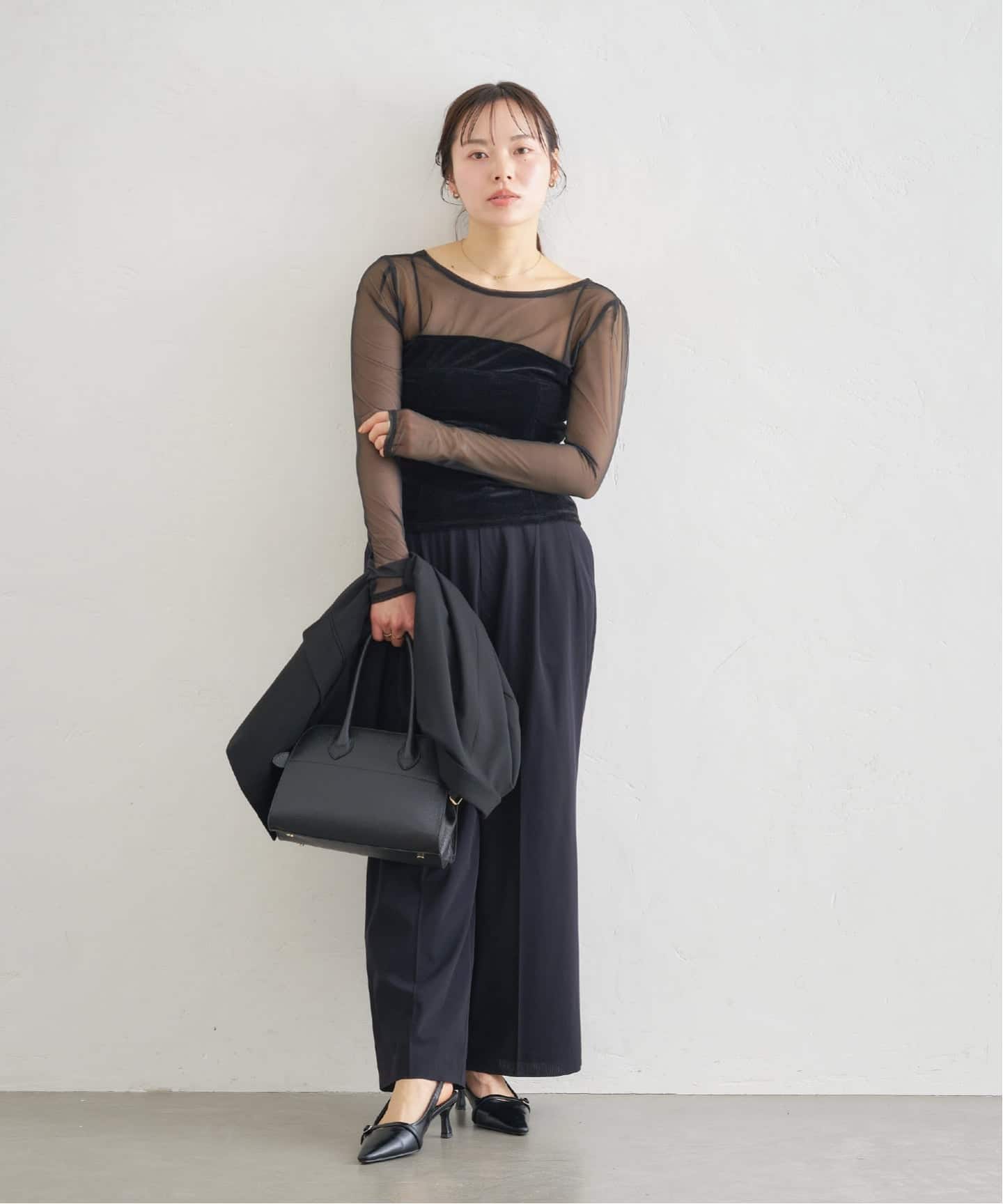 シアーベロア コルセットトップス（Tシャツ／カットソー）｜UBY Spick