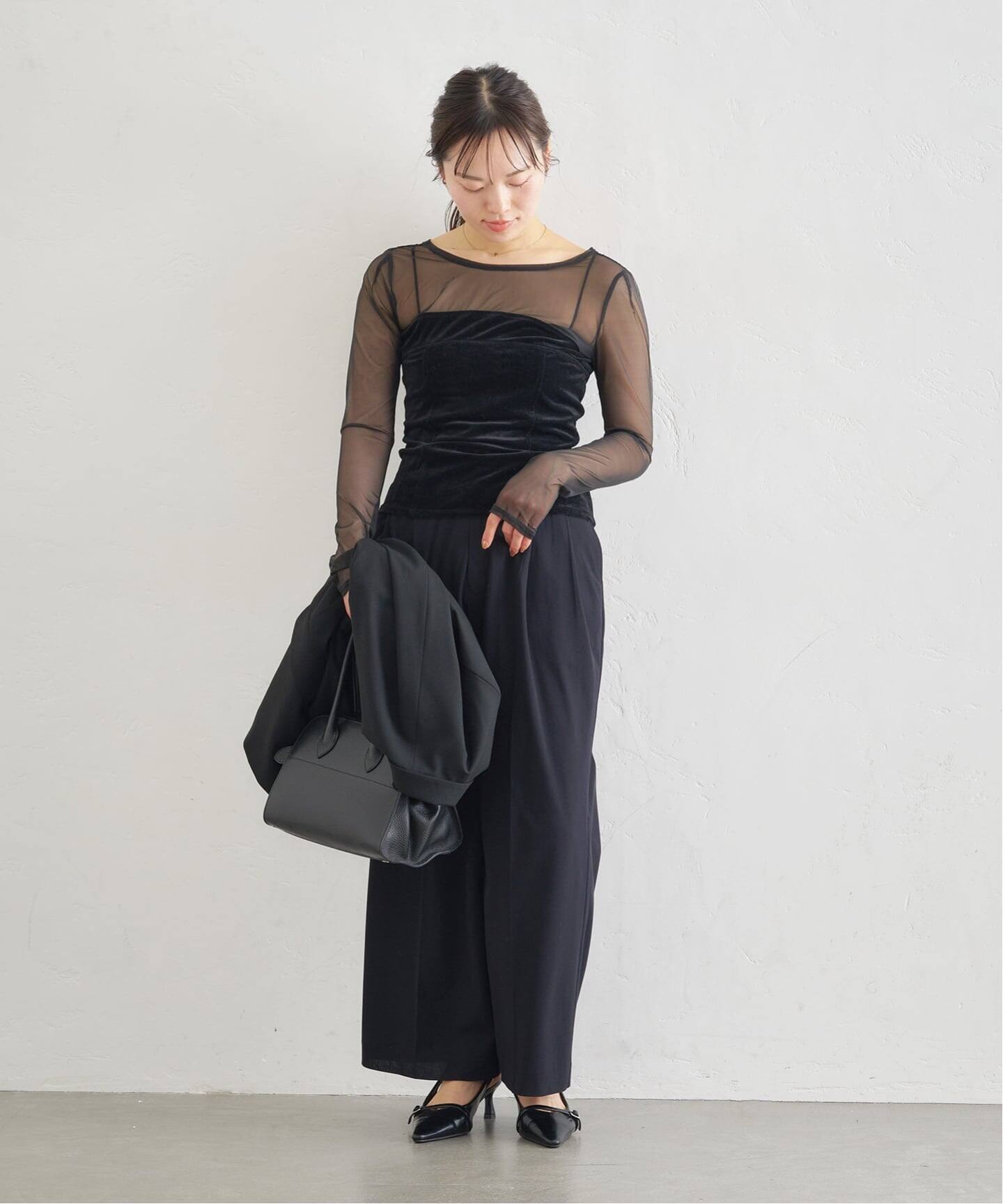 シアーベロア コルセットトップス（Tシャツ／カットソー）｜UBY Spick