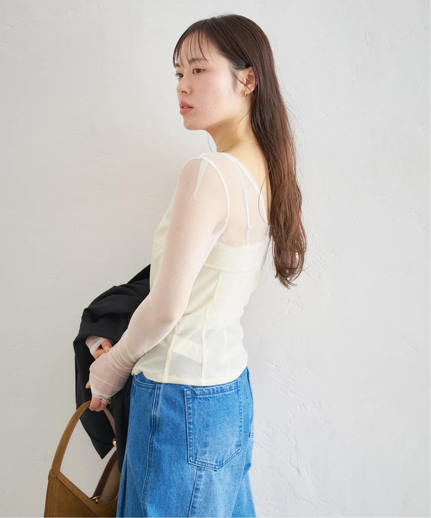 シアーベロア コルセットトップス（Tシャツ／カットソー）｜UBY Spick