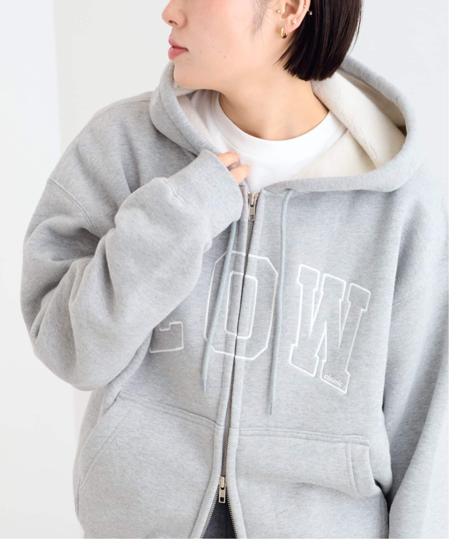 LOW CLASSIC Lc / ロウ クラシック エルシ LOW NAPPING SWEAT ZIPUP