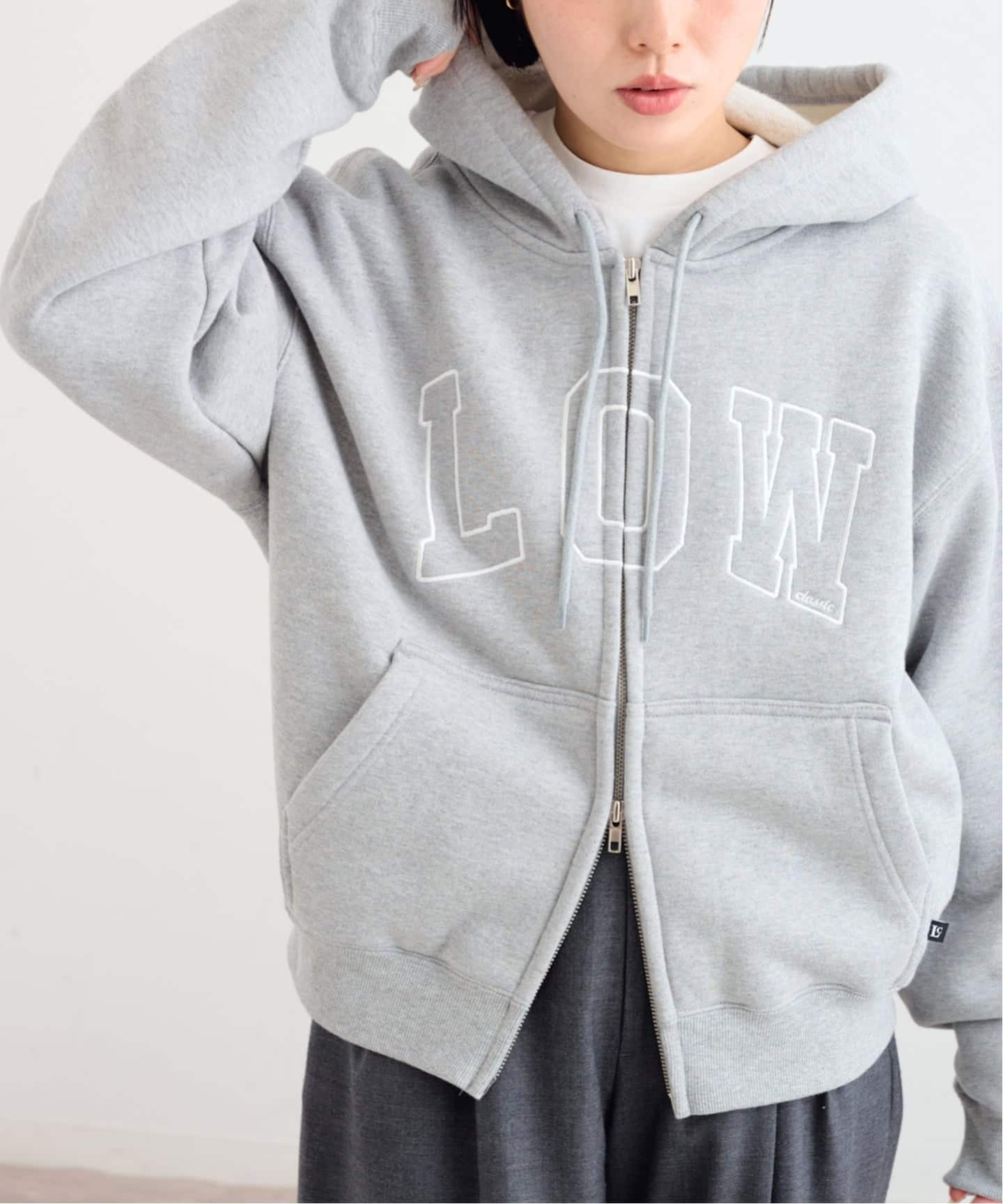 LOW CLASSIC Lc / ロウ クラシック エルシ LOW NAPPING SWEAT ZIPUP