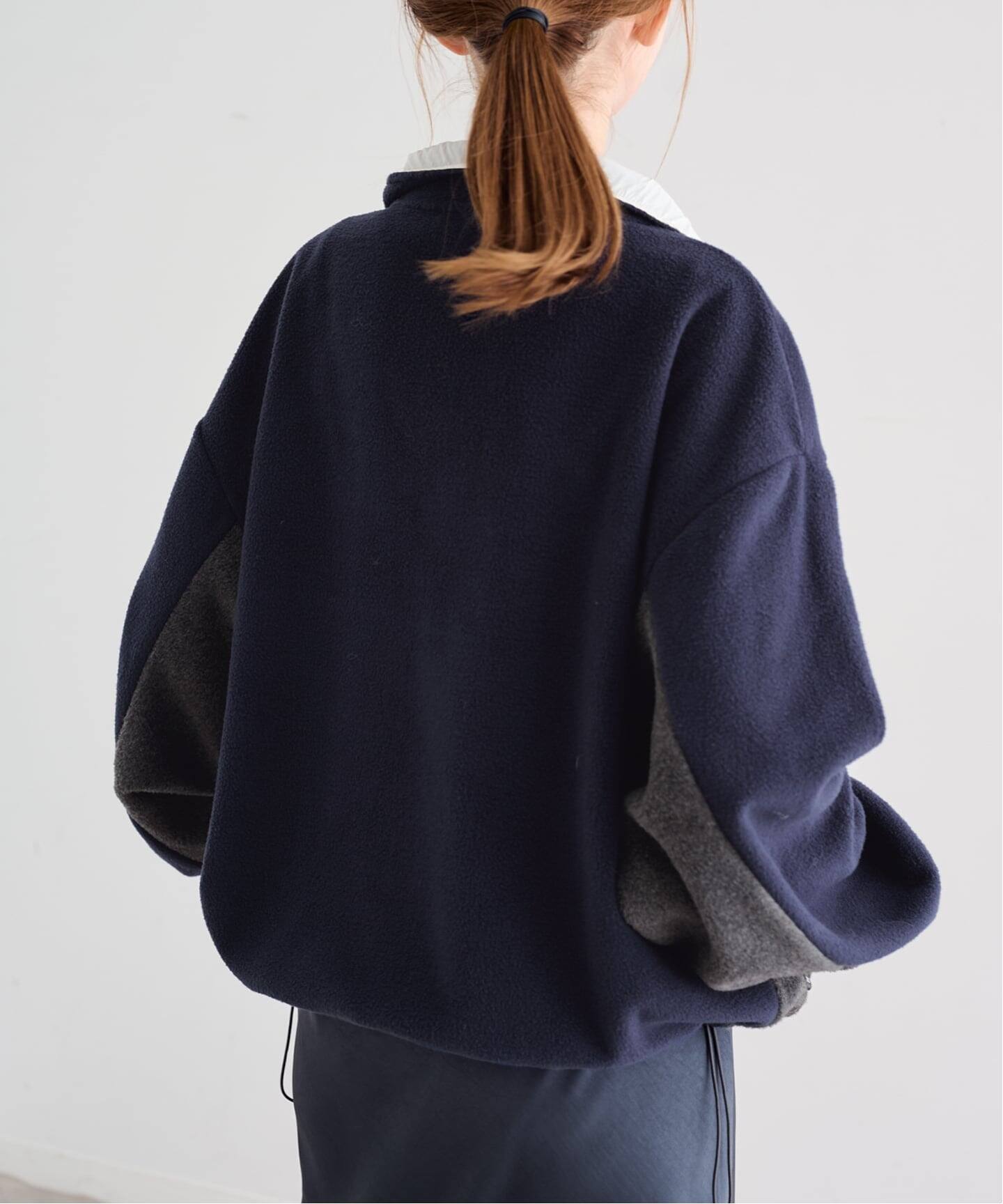 LOW CLASSIC Lc / ロウ クラシック エルシー Lc FLEECE HALF ZIPUP PO