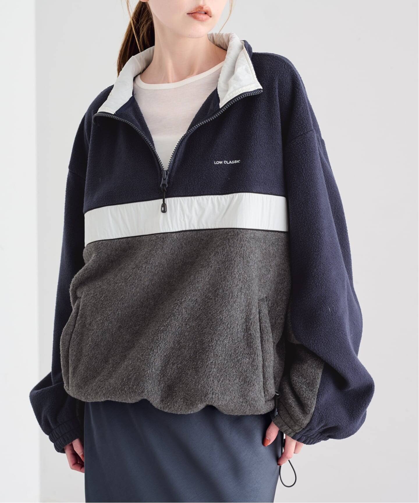 LOW CLASSIC Lc / ロウ クラシック エルシー Lc FLEECE HALF ZIPUP PO 