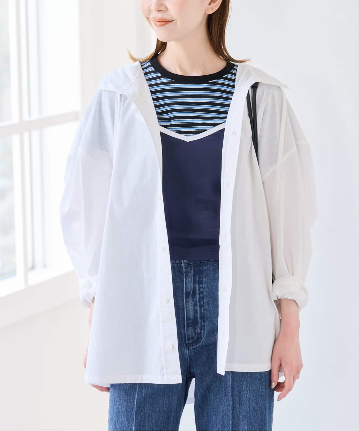 LOW CLASSIC Lc / ロウ クラシック エルシー Lc STRIPED MINI T-SHIRT