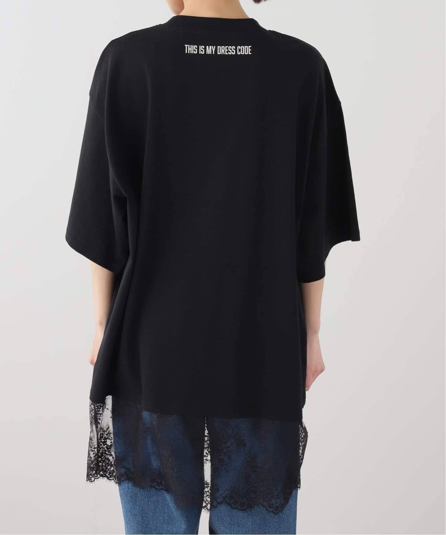 Y’s 変形デザインカットソー archive darkwear Y's 変形デザインカットソー archive darkwear WOOL JERSEY CHINESE