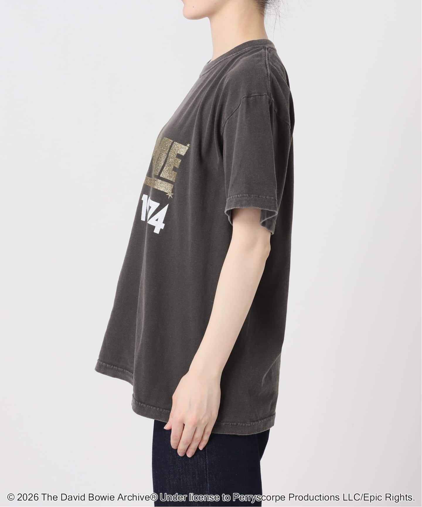 新品アパルトモン，グッドロックスピード DAVID BOWIE GREY TEE GOOD ROCK SPEED】 DAVID BOWIE GREY TEE - メルカリ