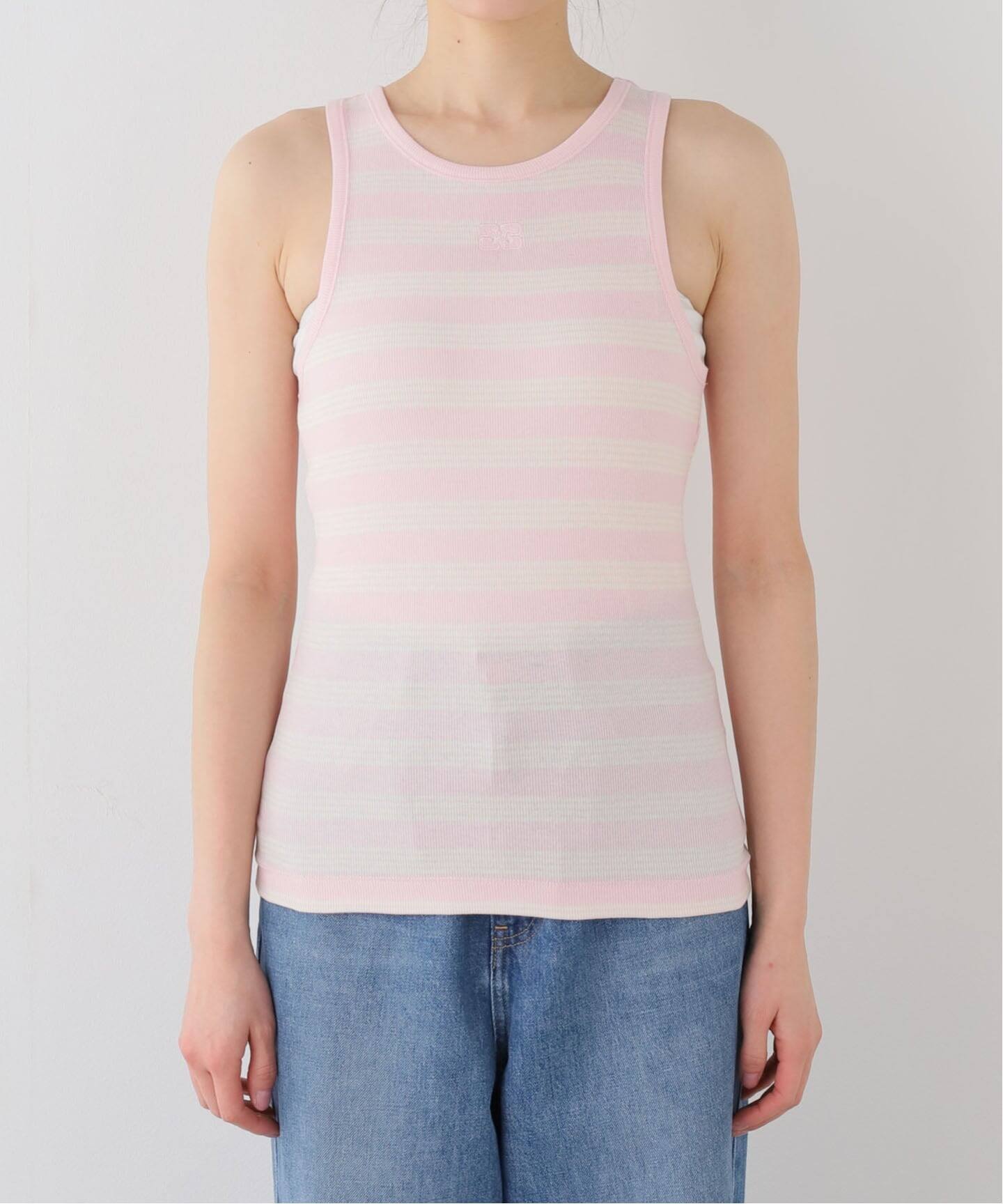 GANNI / ガニー Soft Cotton Rib Tank Top（タンクトップ）｜UBY Spick 
