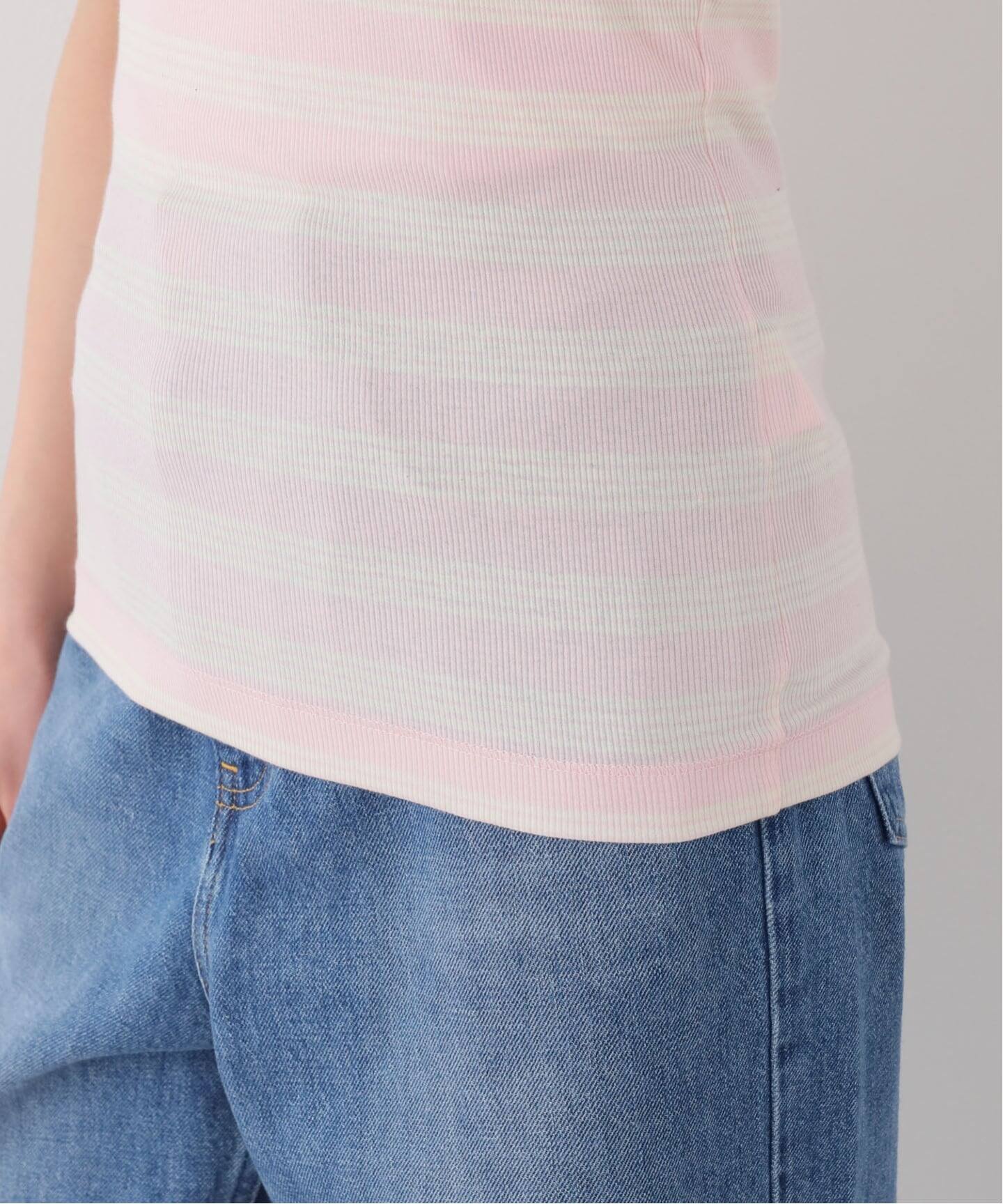 GANNI / ガニー Soft Cotton Rib Tank Top（タンクトップ）｜U by