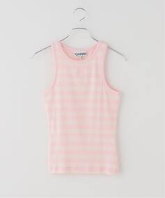 GANNI / ガニー Soft Cotton Rib Tank Top（タンクトップ）｜UBY Spick 
