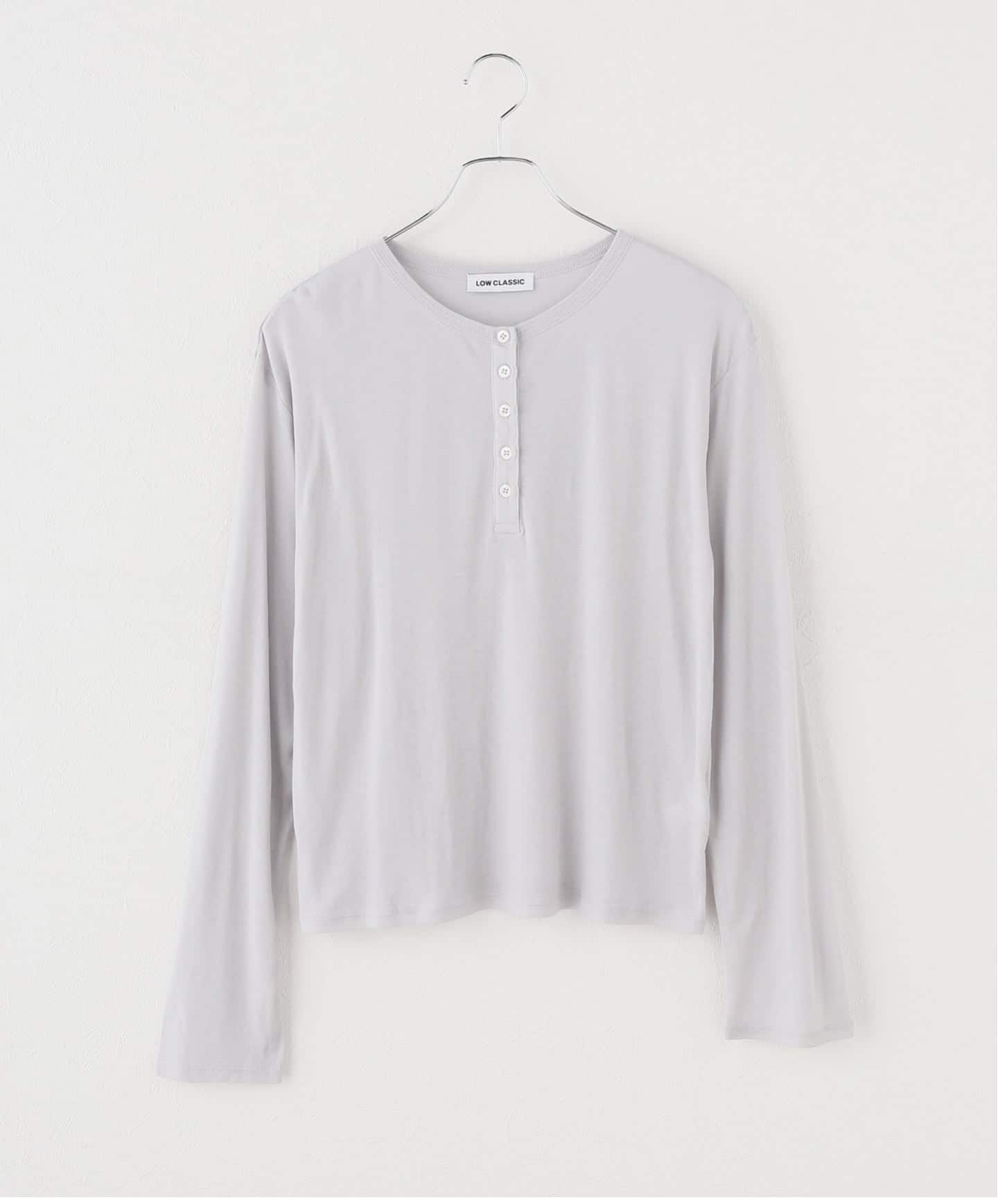 LOW CLASSIC Lc / ロウ クラシック エルシー Henley Neck Cotton Long