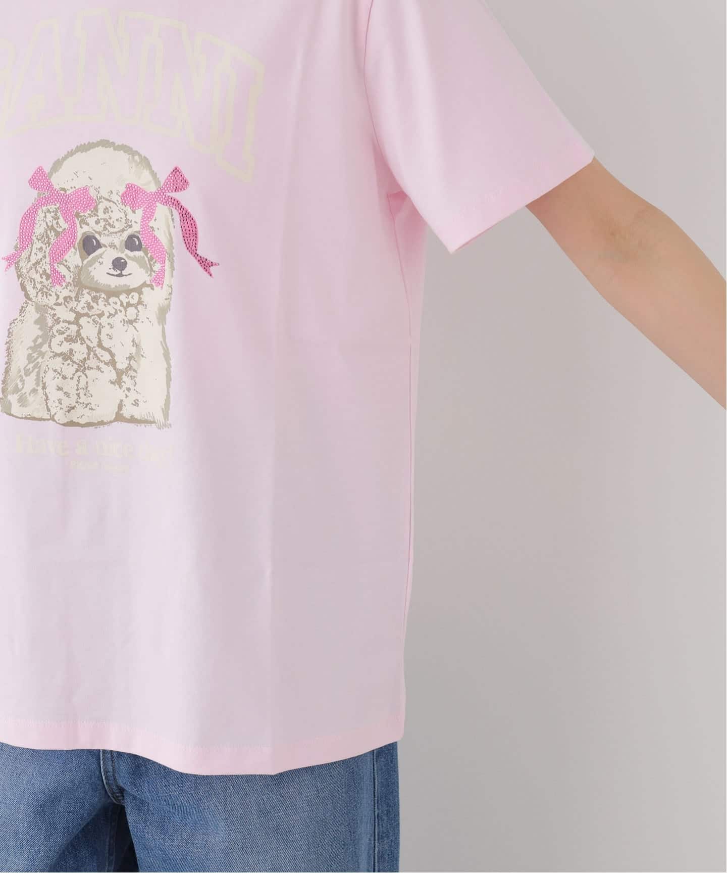 GANNI / ガニー Basic Cotton Jersey T-shirt（Tシャツ／カットソー