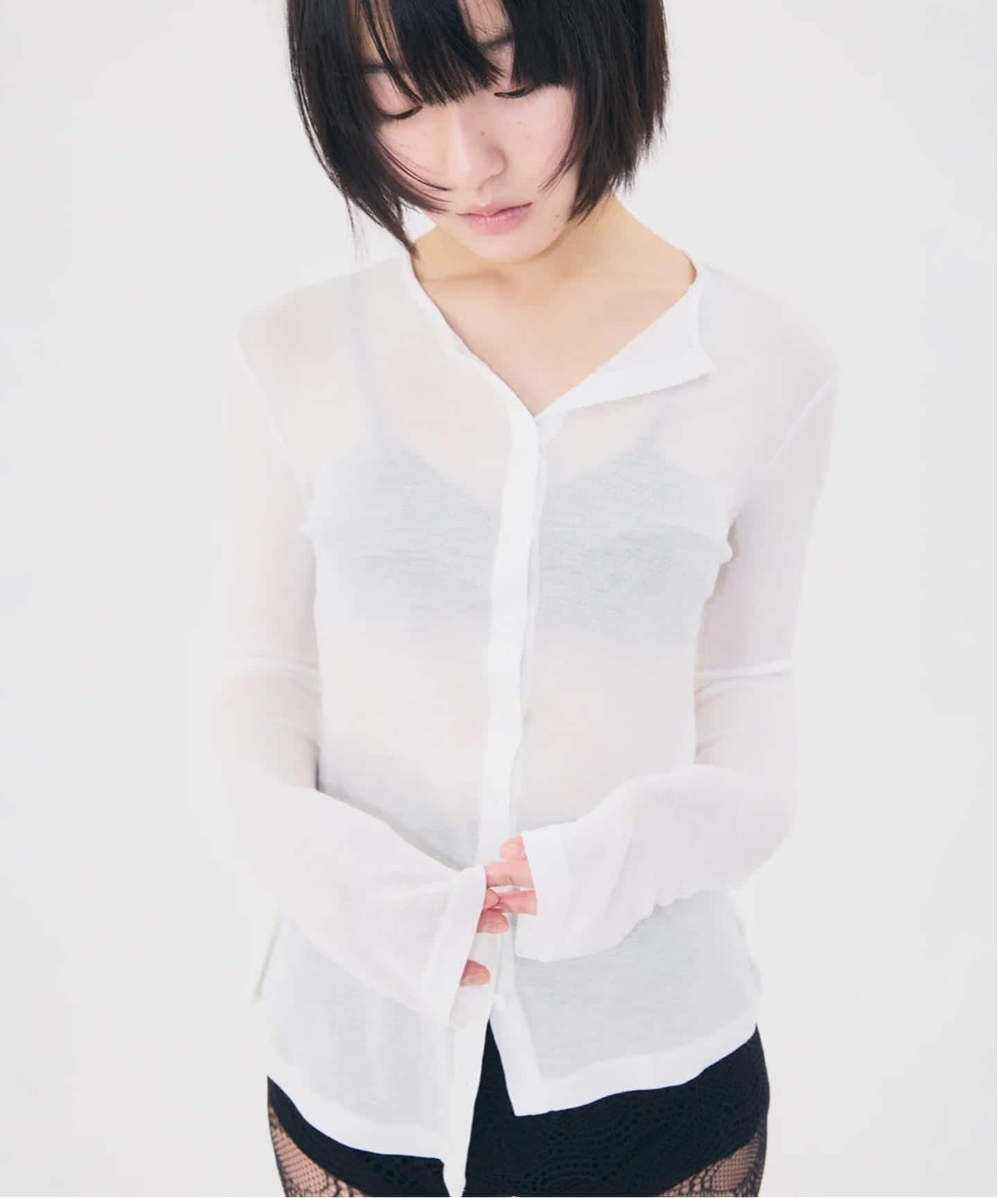 追加予約》COMME SI STUDIO Sensual Sheer Cardigan 2（カーディガン