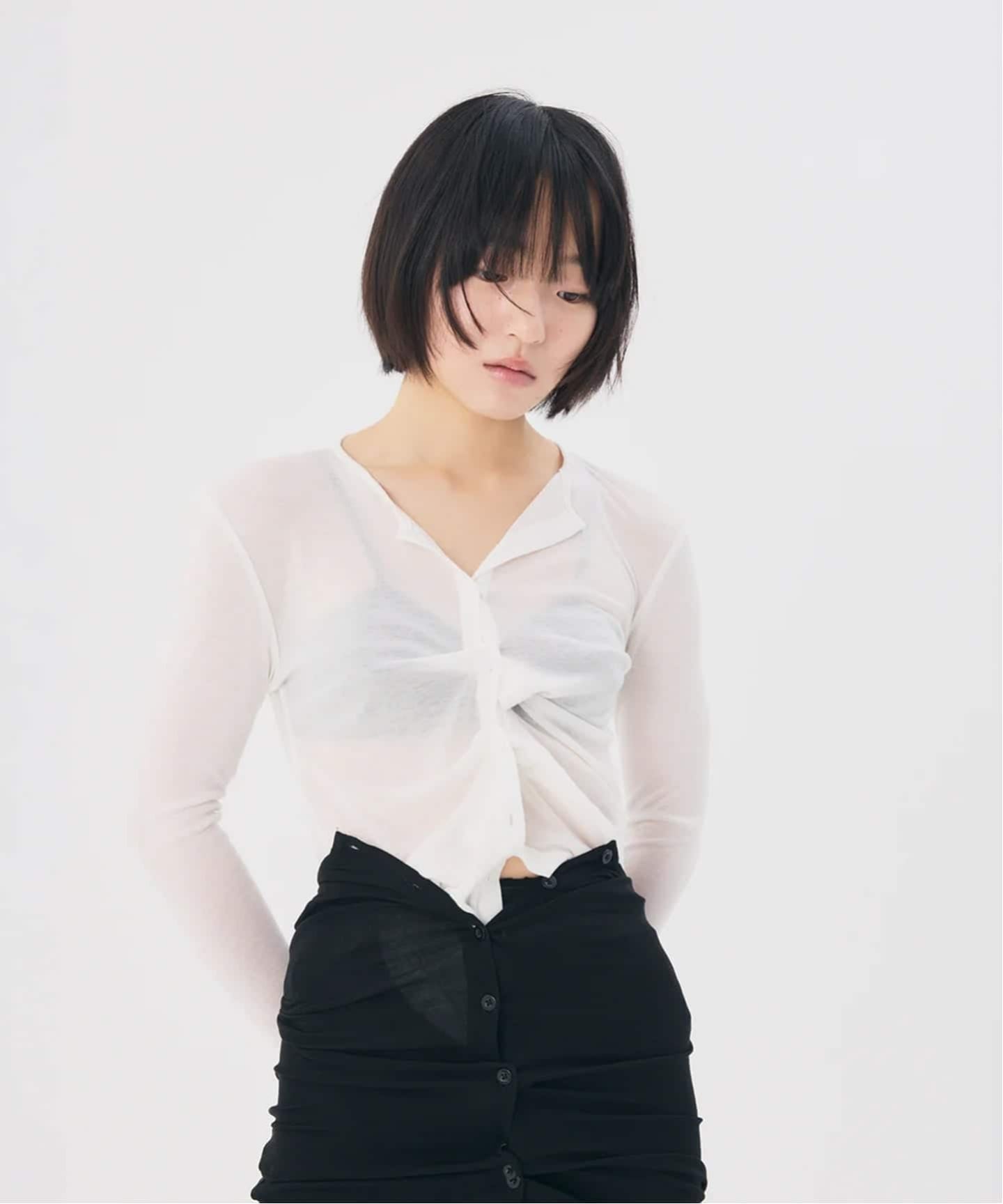 追加予約》COMME SI STUDIO Sensual Sheer Cardigan 2（カーディガン
