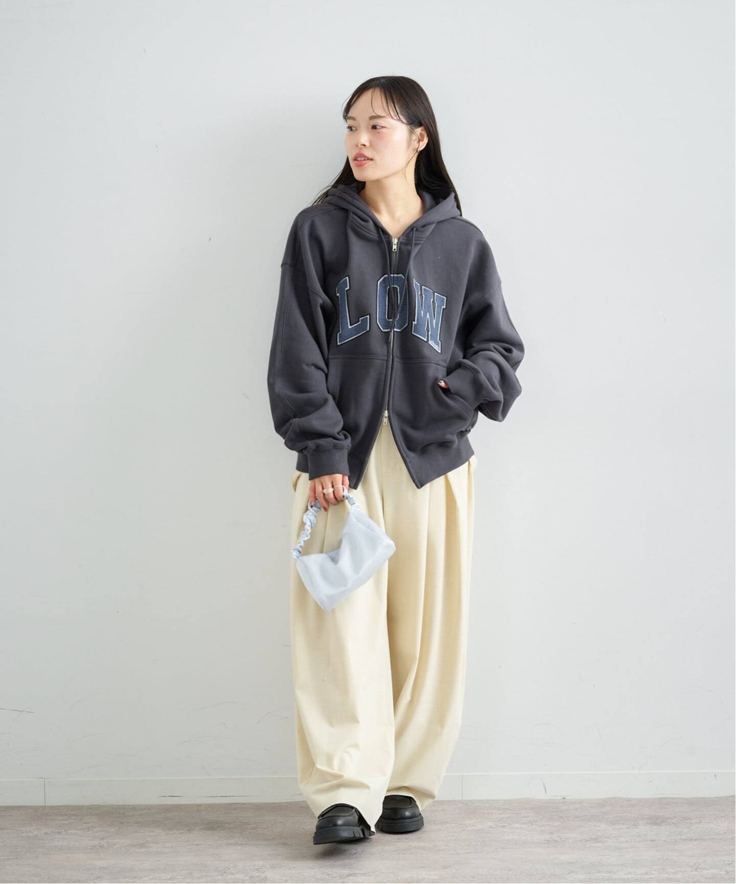 予約》【LOW CLASSIC / ロウクラシック》 Lc LOW SOFT SWEAT ZIP-UP