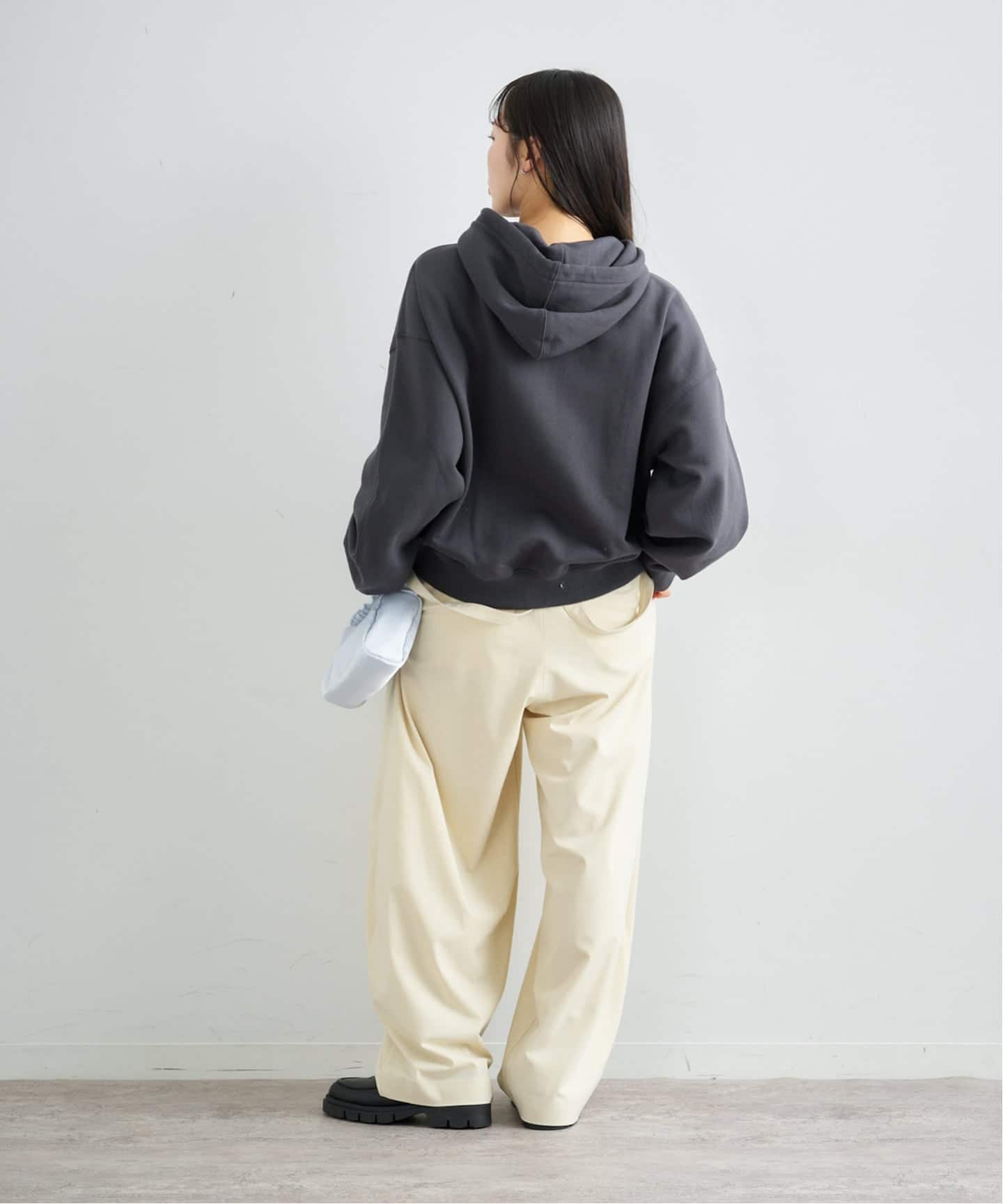 最終値下げ！LOW CLASSIC ロウクラシック ジップ パーカー チャコール 予約》【LOW CLASSIC / ロウクラシック》 Lc LOW SOFT SWEAT ZIP-UP