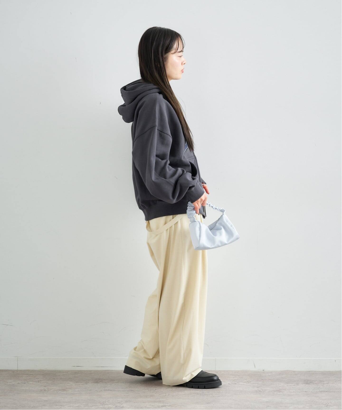 LOW CLASSIC / ロウクラシック》 Lc LOW SOFT SWEAT ZIP-UP HOO