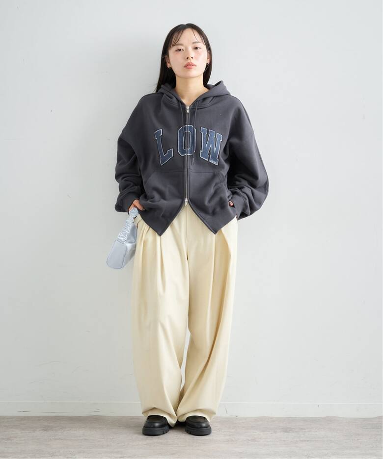 LOW CLASSIC / ロウクラシック》 Lc LOW SOFT SWEAT ZIP-UP HOO 