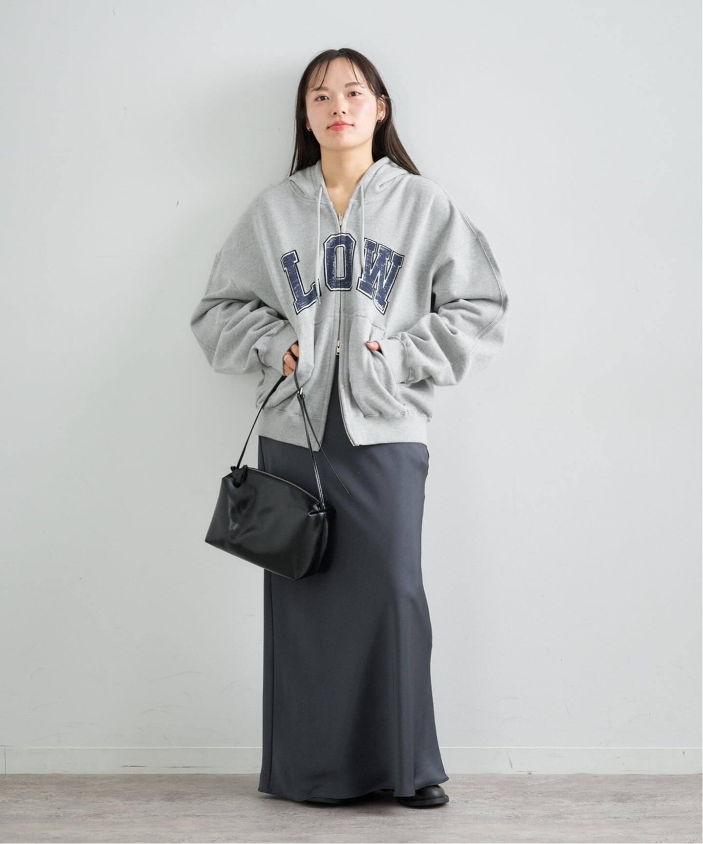 LOW CLASSIC / ロウクラシック》 Lc LOW SOFT SWEAT ZIP-UP HOO
