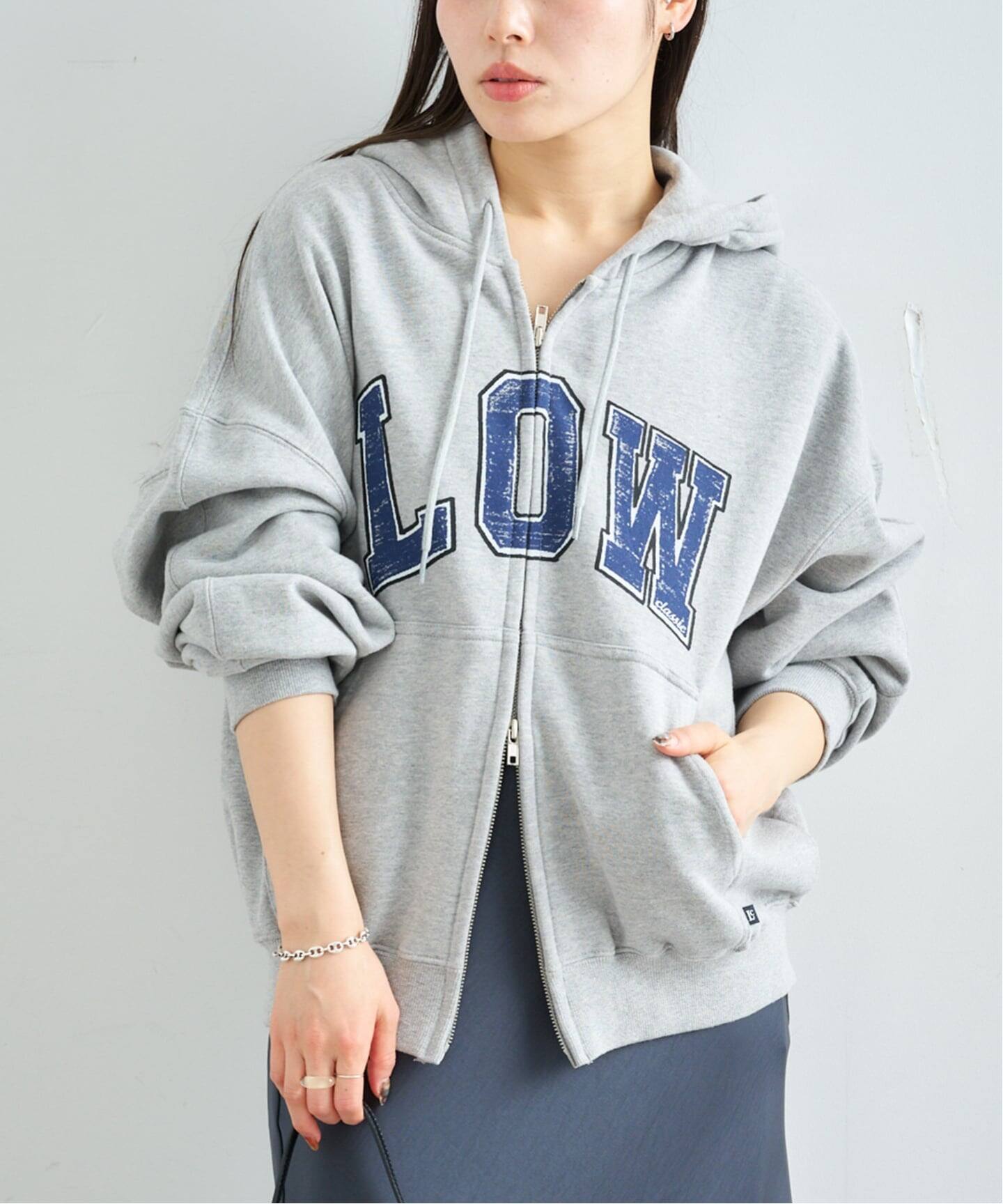 LOW CLASSIC / ロウクラシック》 Lc LOW SOFT SWEAT ZIP-UP HOO 