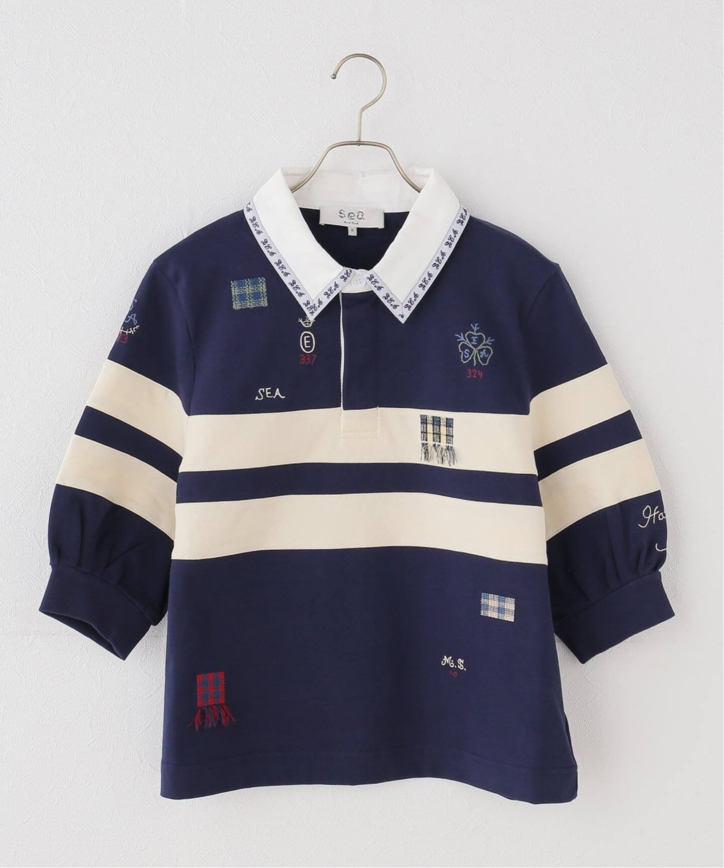 Sea New York/シー ニューヨーク CLAIRA EMB RUGBY SHIRT（Tシャツ 