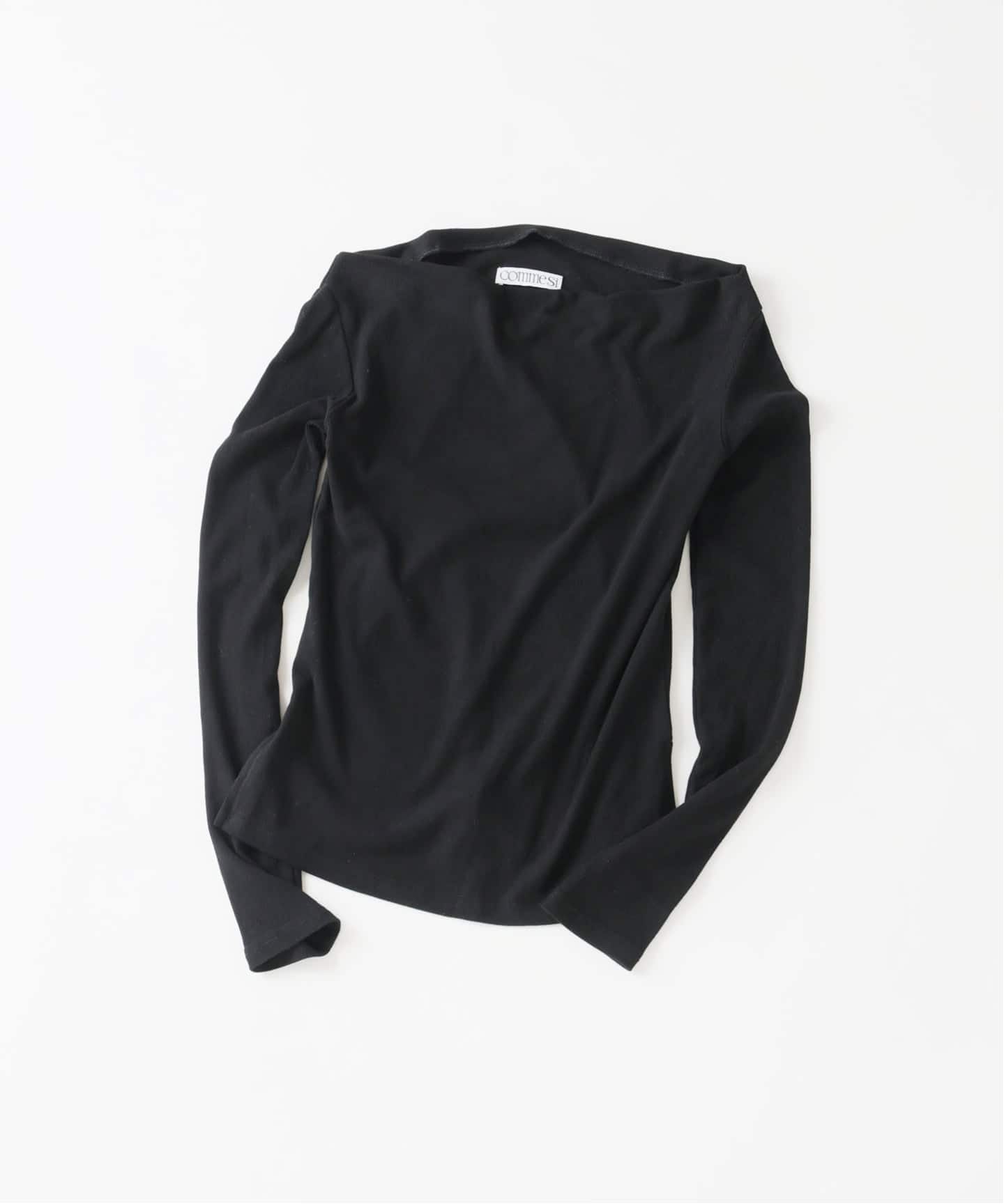 予約》【COMME SI STUDIO / コムシー】 2Way Slit Top（Tシャツ