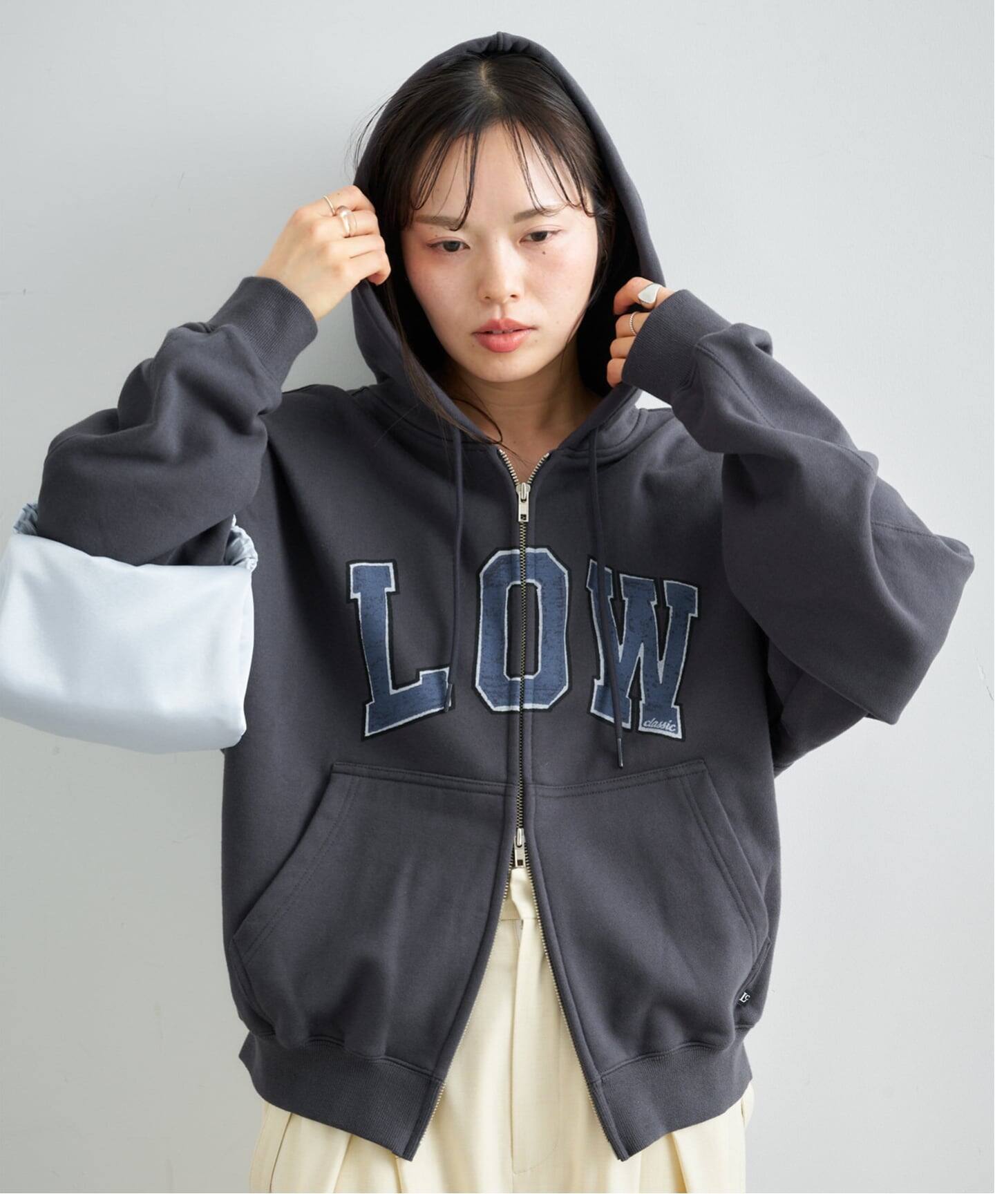 追加》LOW CLASSIC Lc LOW SOFT SWEAT ZIP-UP HOODIE 2（パーカー