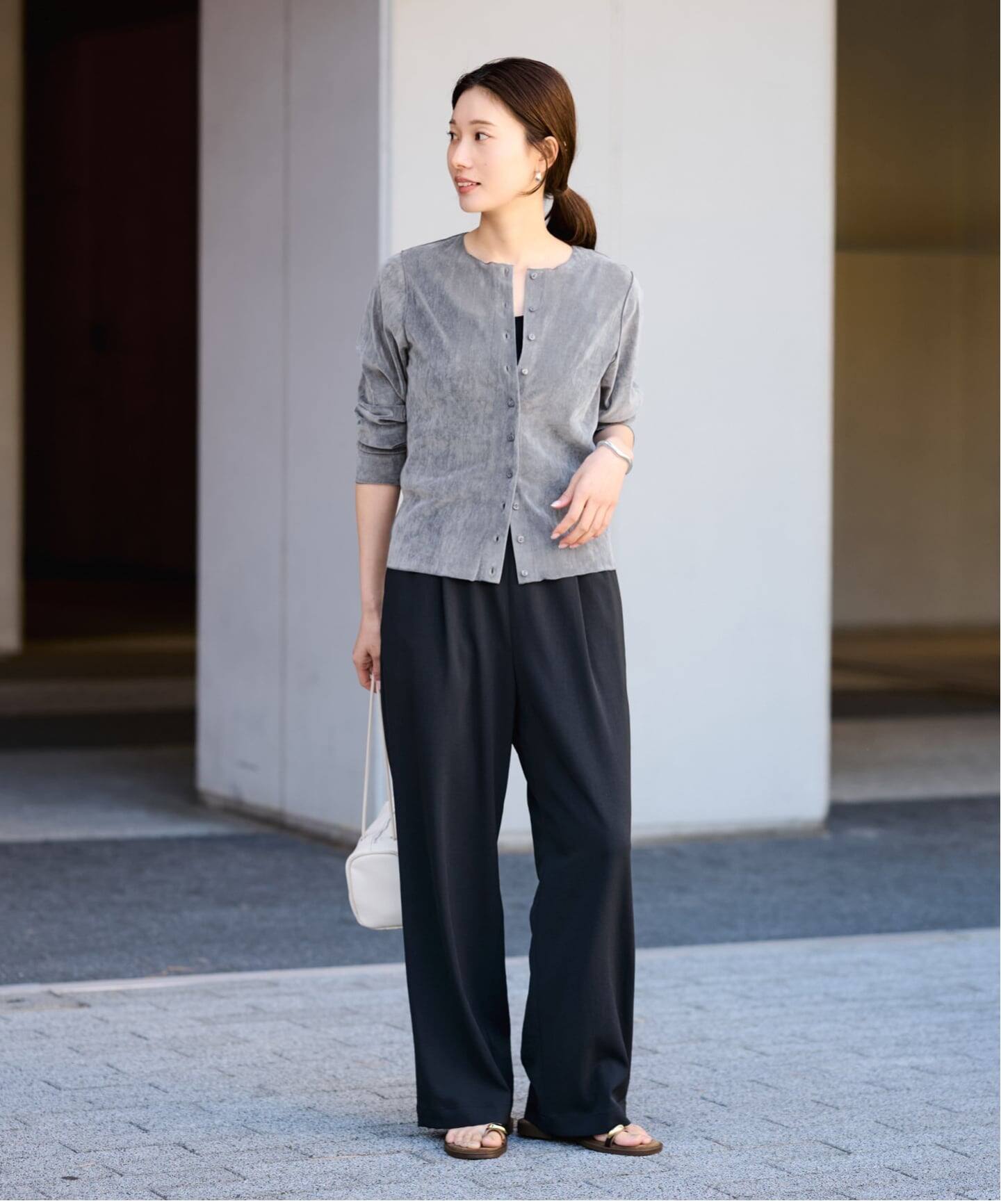 ≪新色 / 追加予約≫チュールフロッキーカーディガン（Tシャツ