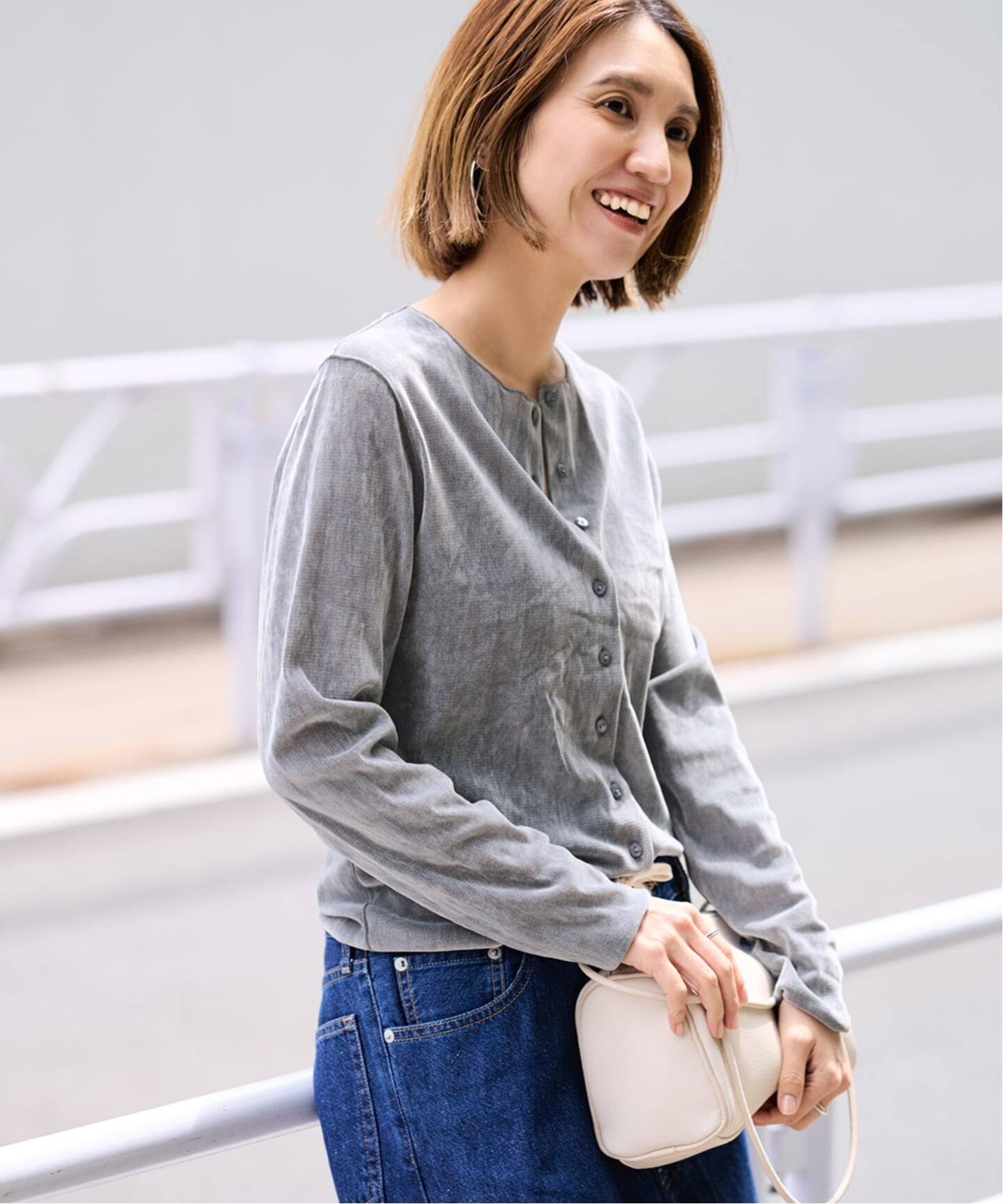 ≪新色 / 追加≫チュールフロッキーカーディガン（Tシャツ／カットソー