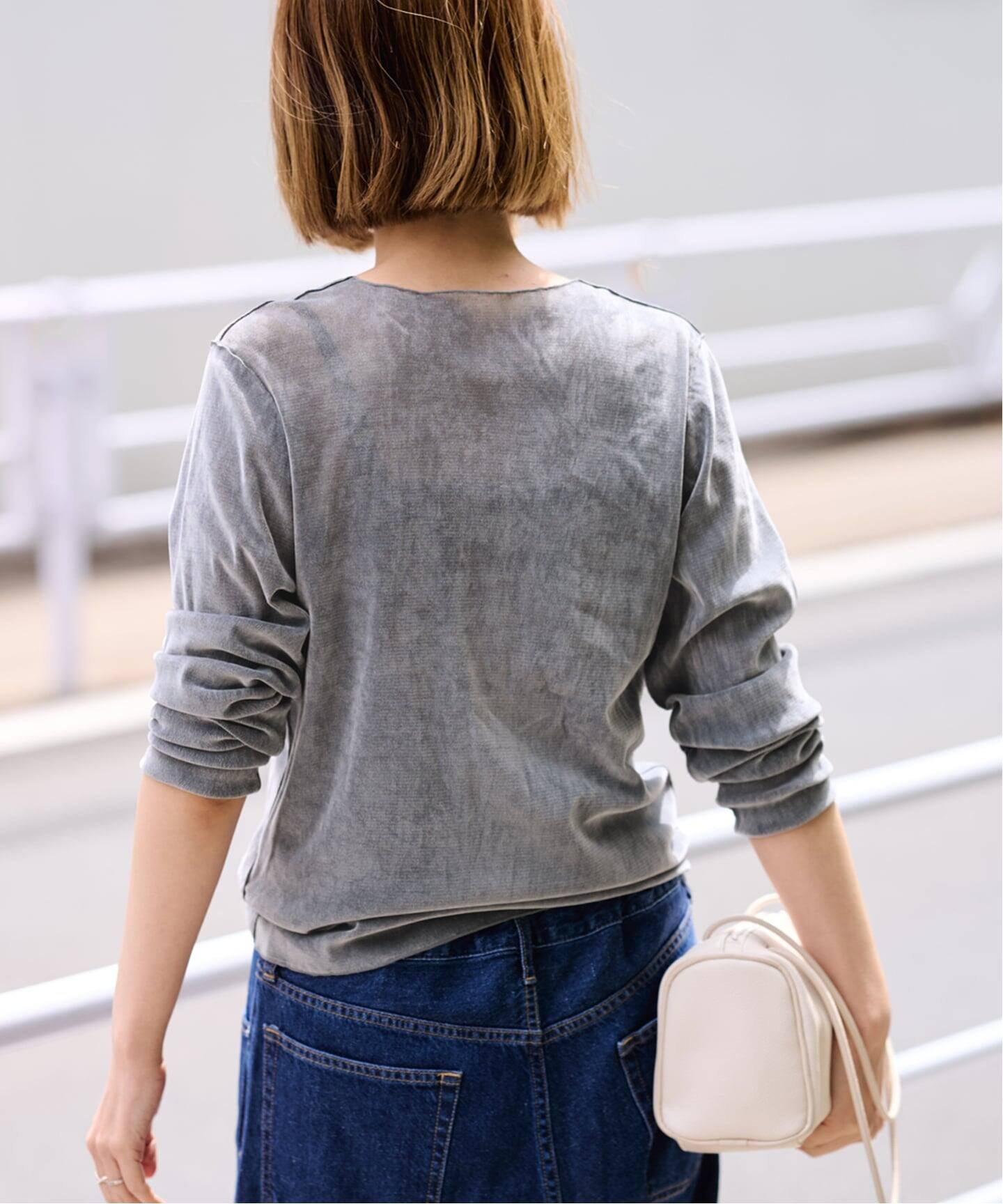 ≪新色 / 追加≫チュールフロッキーカーディガン（Tシャツ／カットソー