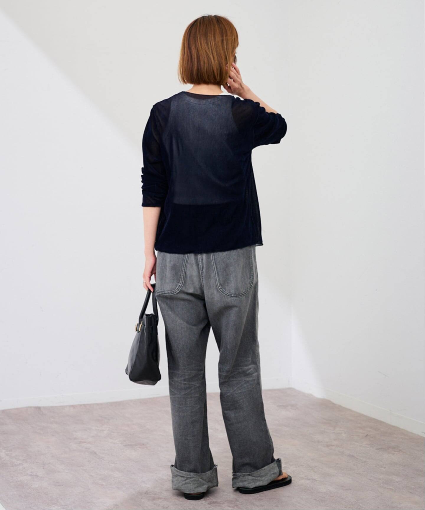 ≪新色 / 追加予約≫チュールフロッキーカーディガン（Tシャツ