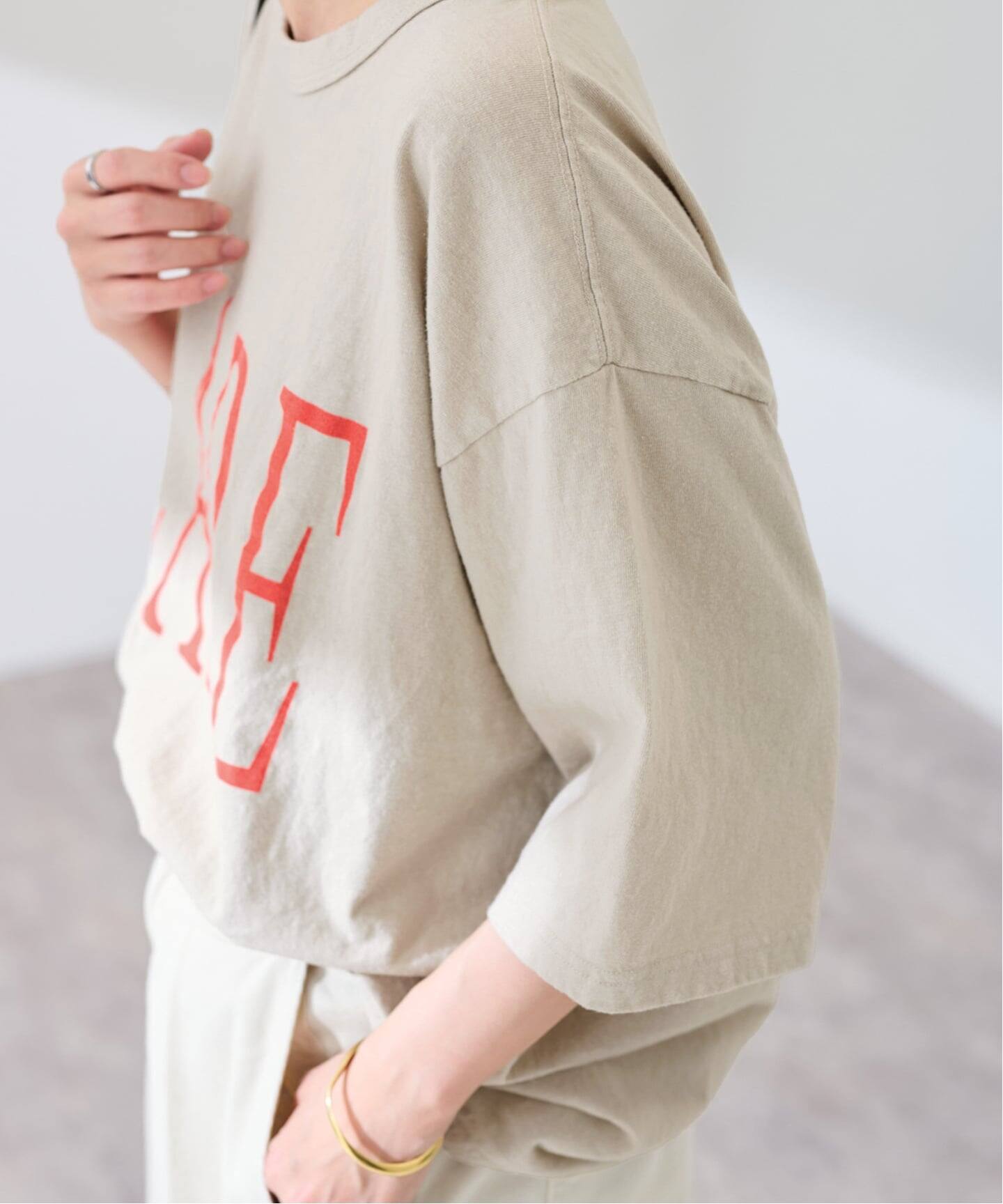 ラフィー天竺ネームロゴTEE（Tシャツ／カットソー）｜FRAMeWORK