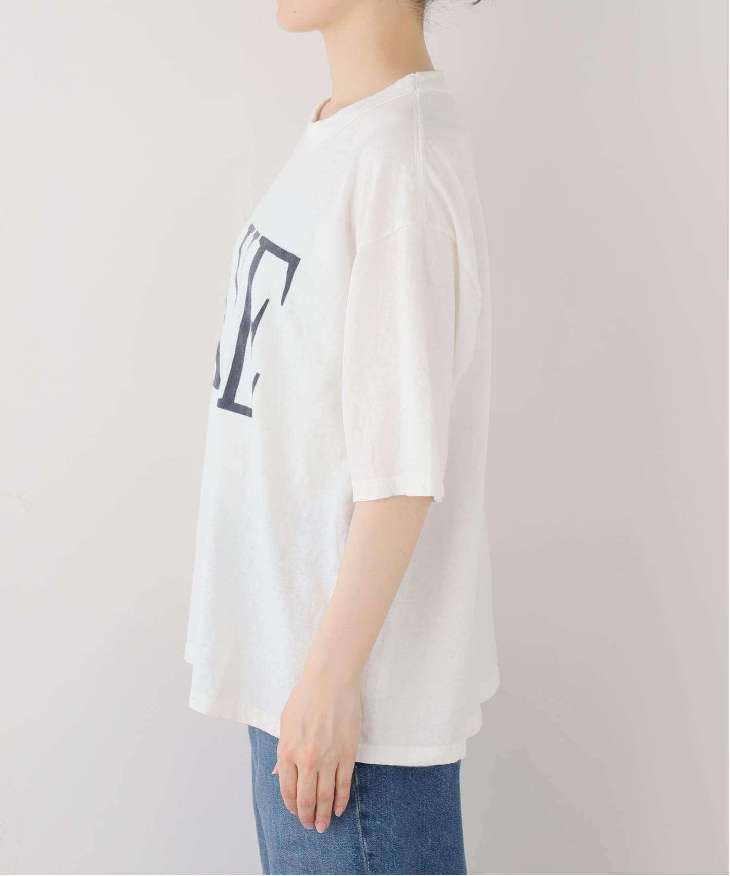 ラフィー天竺ネームロゴTEE（Tシャツ／カットソー）｜FRAMeWORK