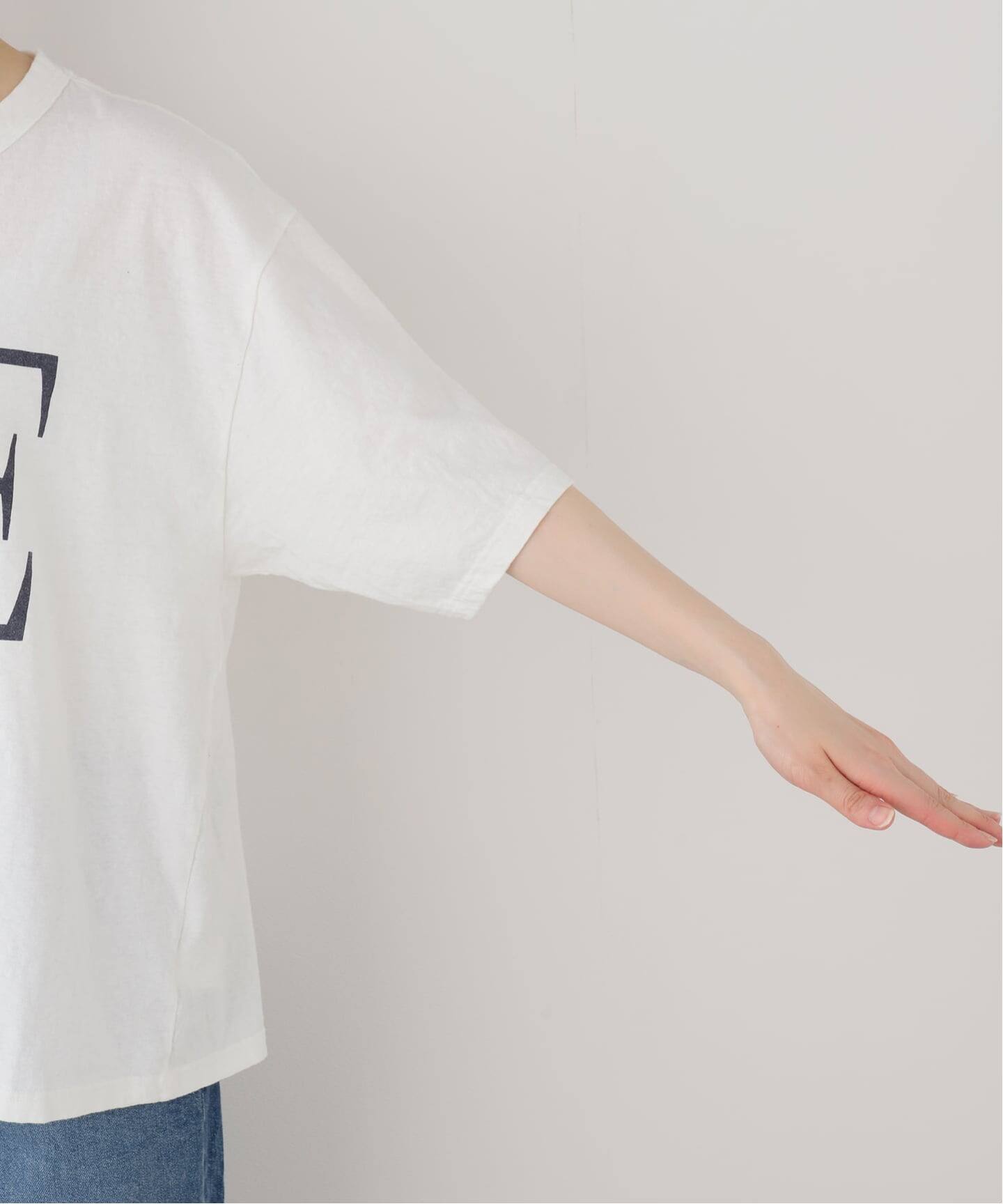 ラフィー天竺ネームロゴTEE（Tシャツ／カットソー）｜FRAMeWORK
